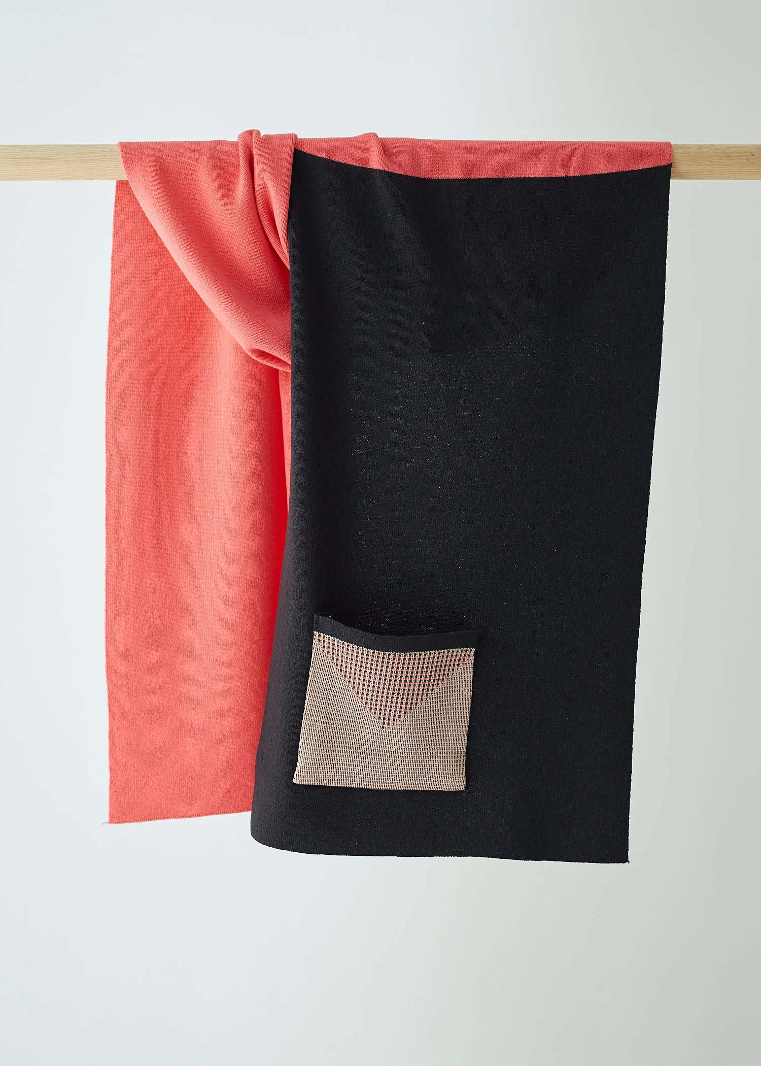 Unique cashmere cosy scarf with pocket