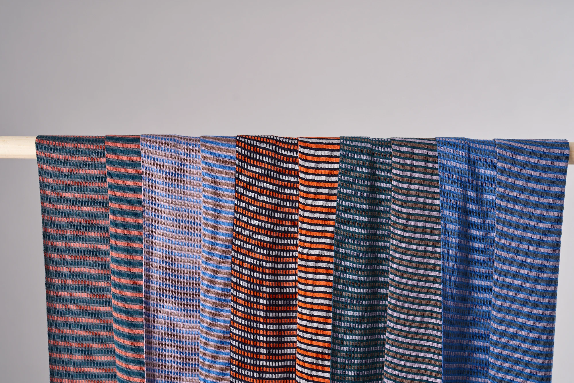 Silk patterned textiles