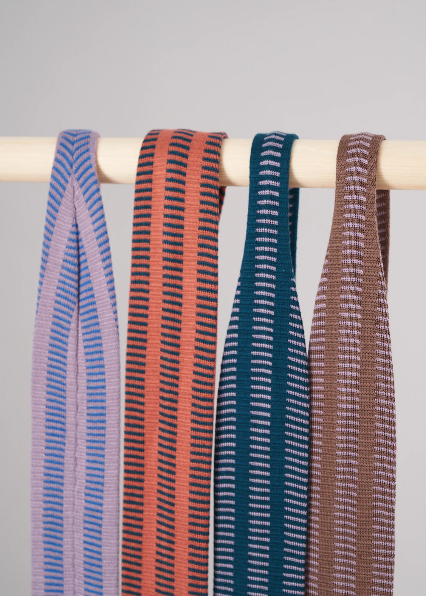 Colourful Knitted Silk Ties by Olivia J Holland