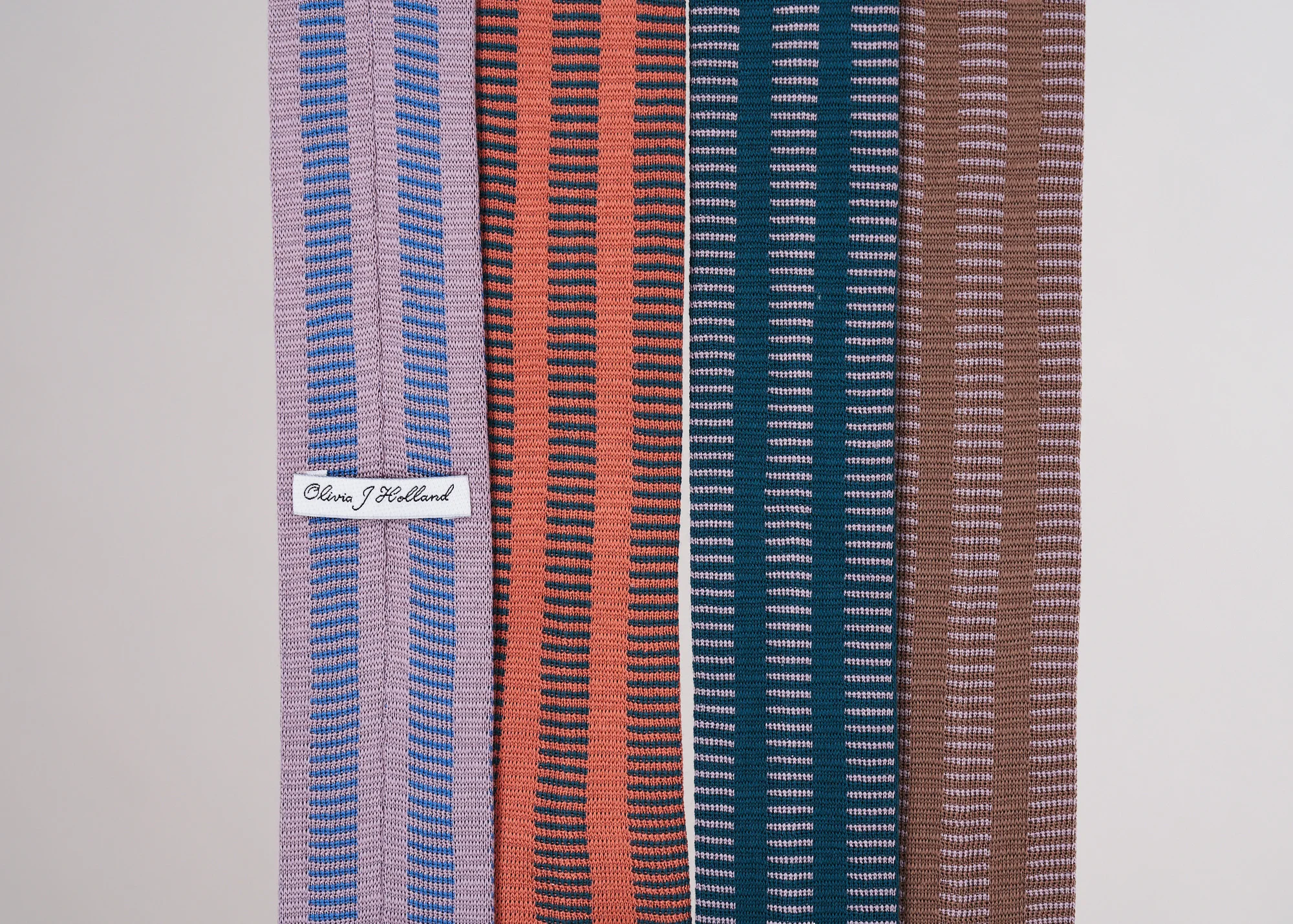 Knitted Silk Ties, image by Yeshen Venema