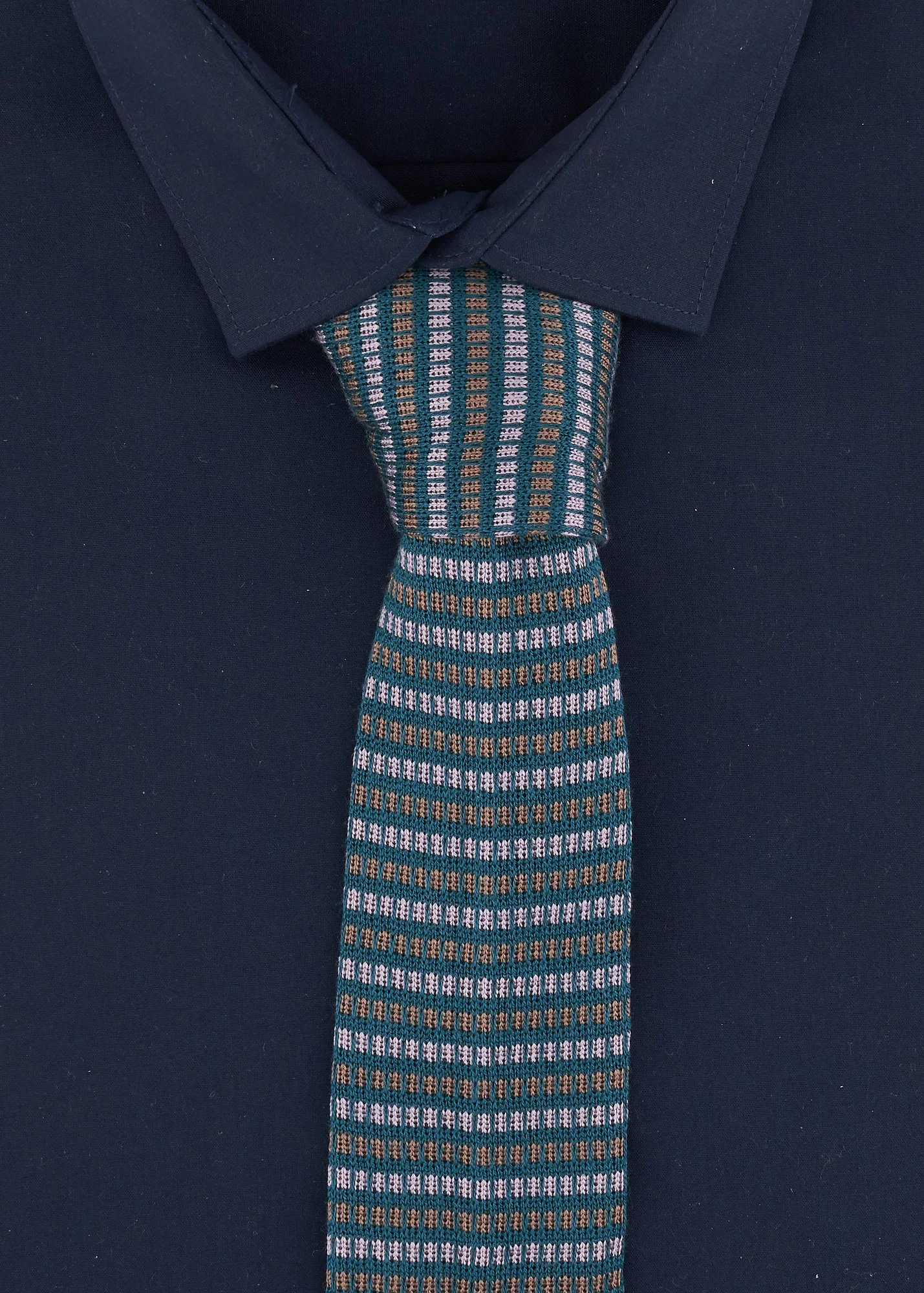 Teal luxury knitted Tie