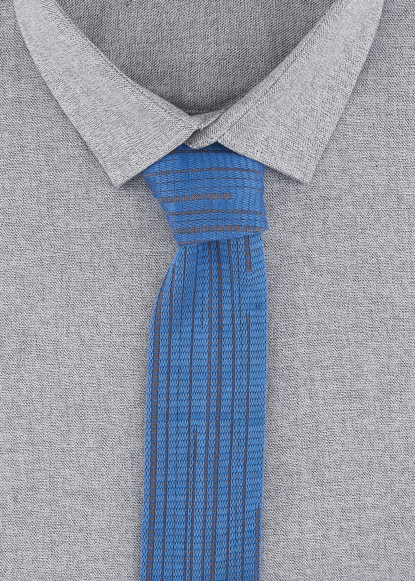 Silk Tie by Olivia J Holland in blue drips design