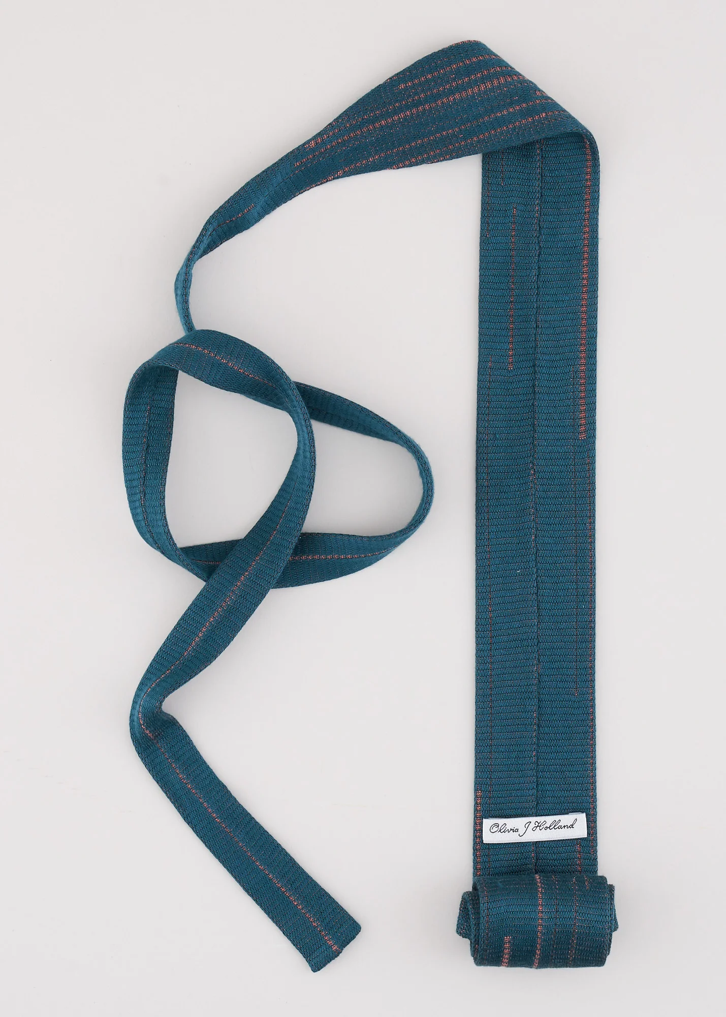 Teal and pink drips design unisex tie