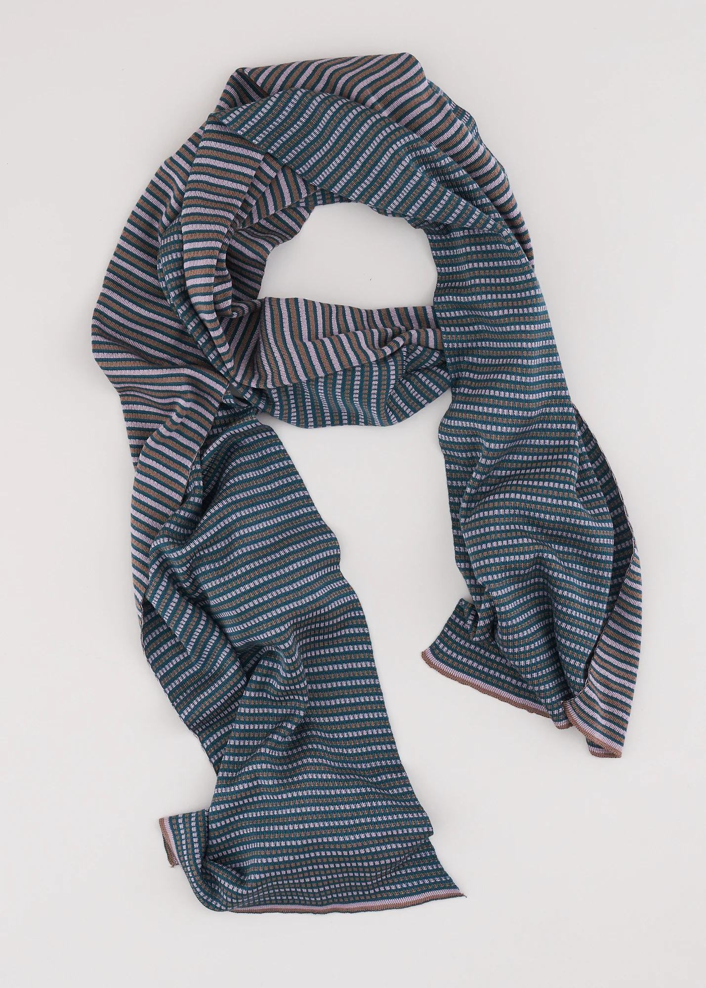 Teal Checks Scarf