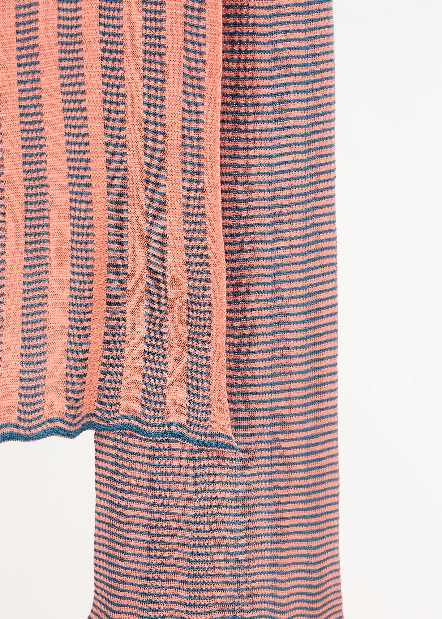 Pink and teal bold handmade Textiles