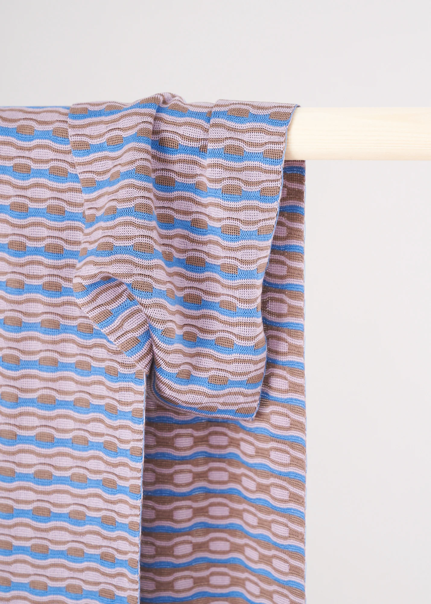 Reversible Ovals handcrafted Scarf