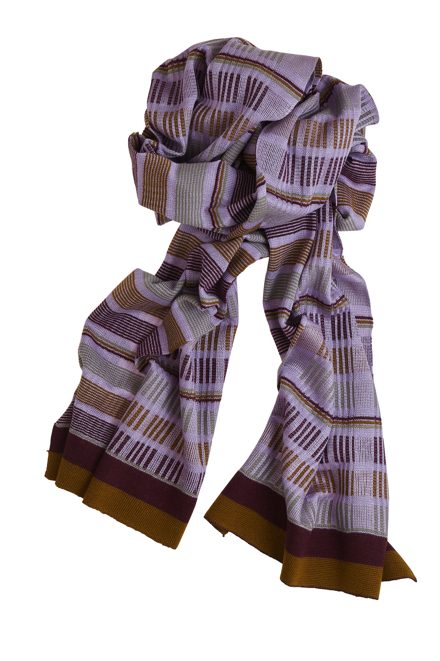 knitted tartan check scarf.jpeg