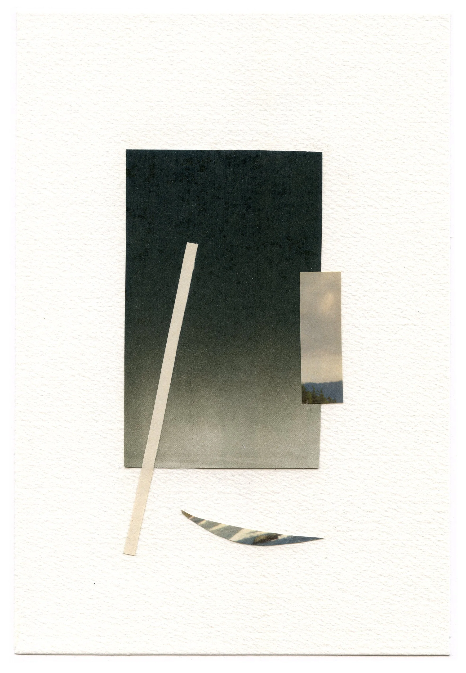 Collage on paper, 2016 9 x 6 inches