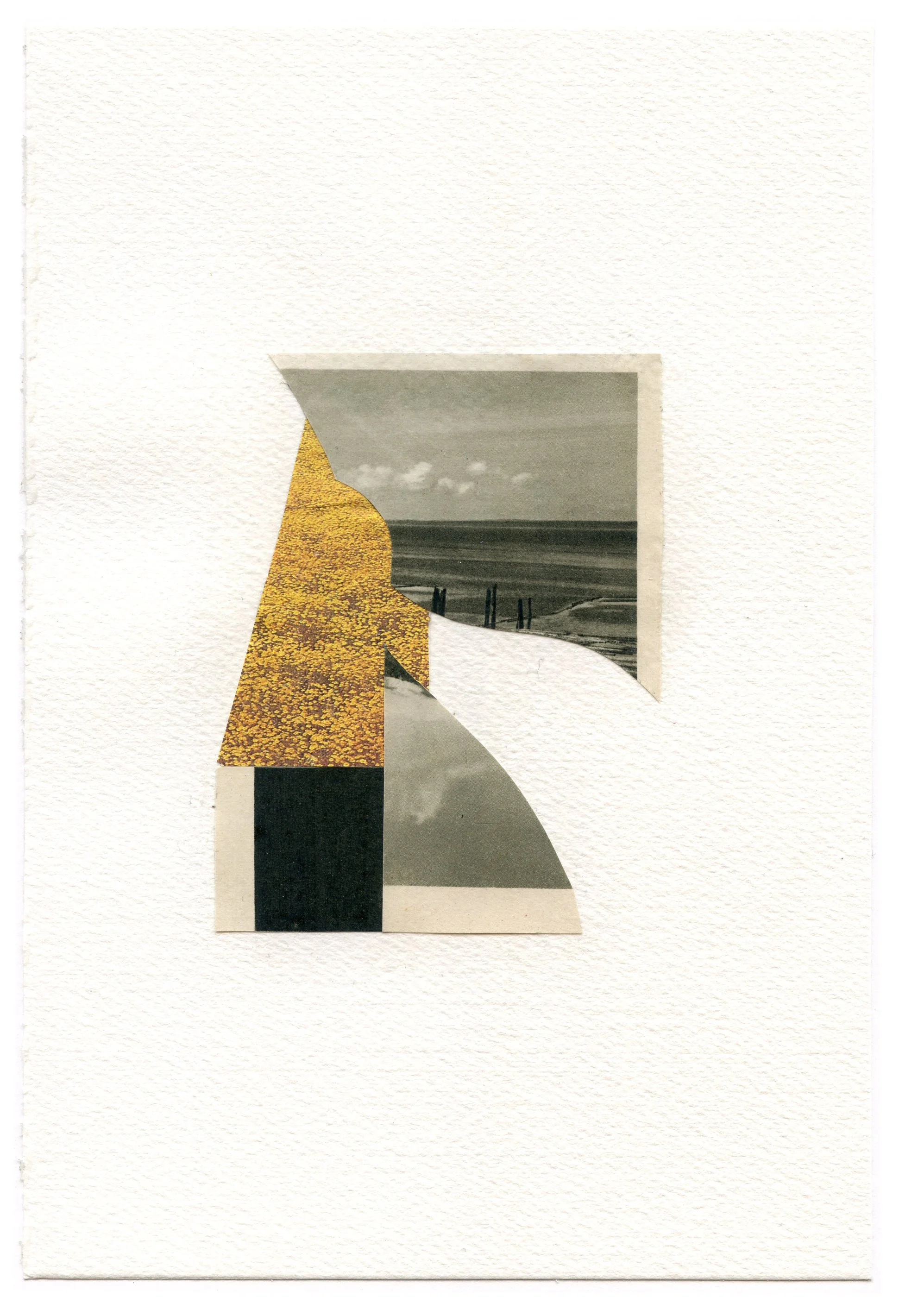 Collage on paper, 2016 9 x 6 inches
