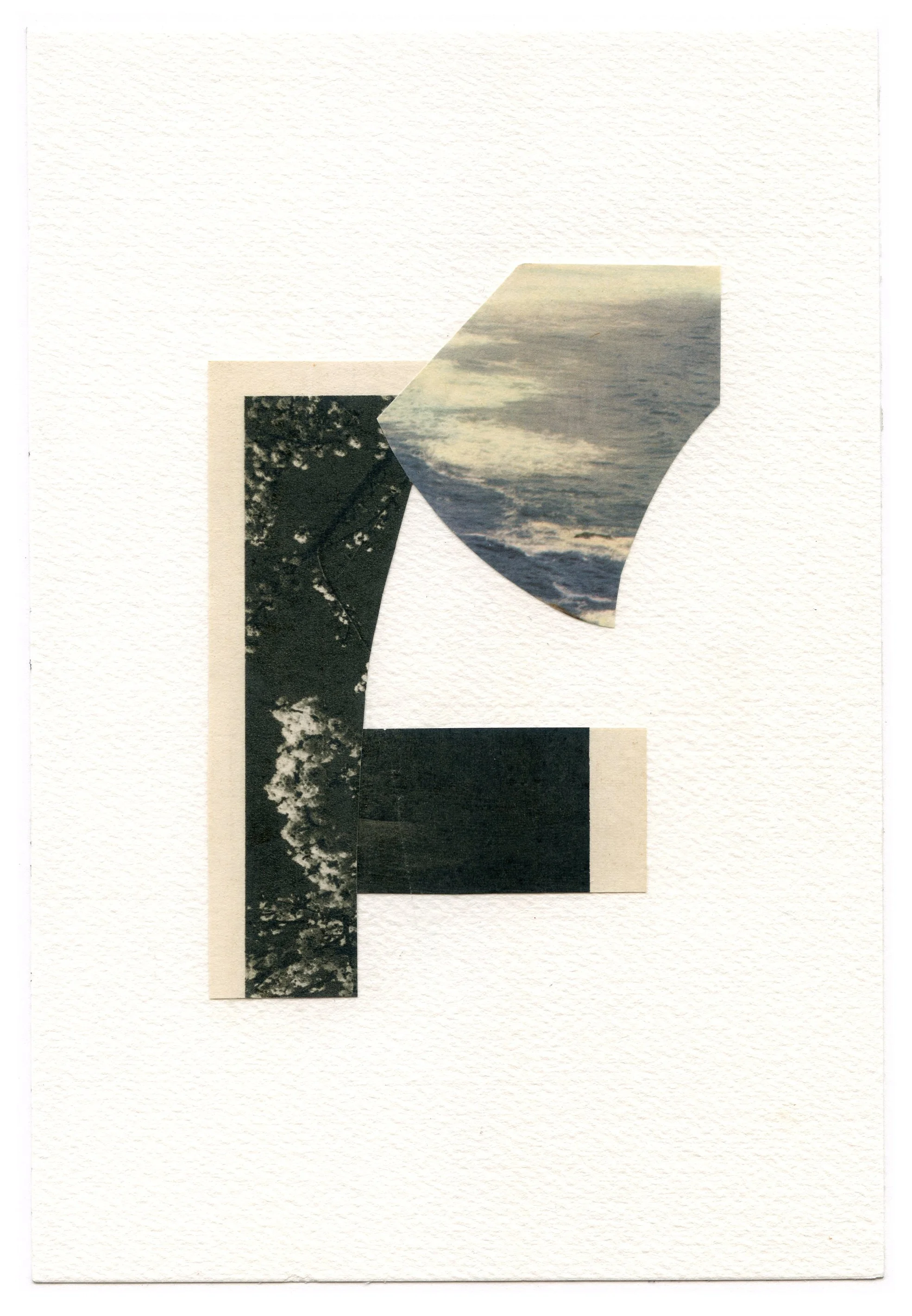 Collage on paper, 2016 9 x 6 inches