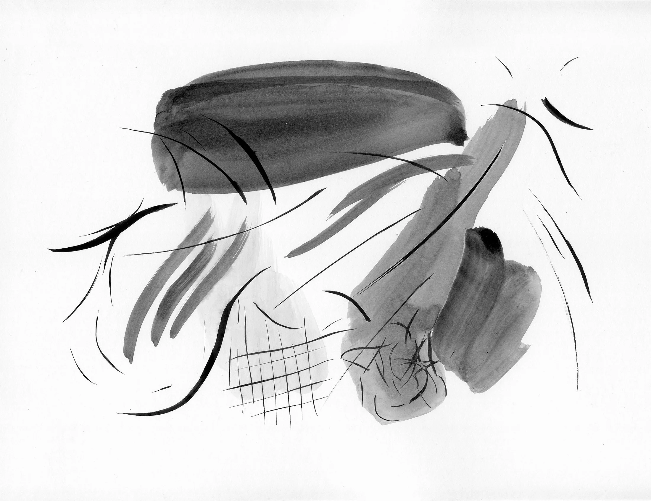 Ink on paper, 2017 9 x 12 inches