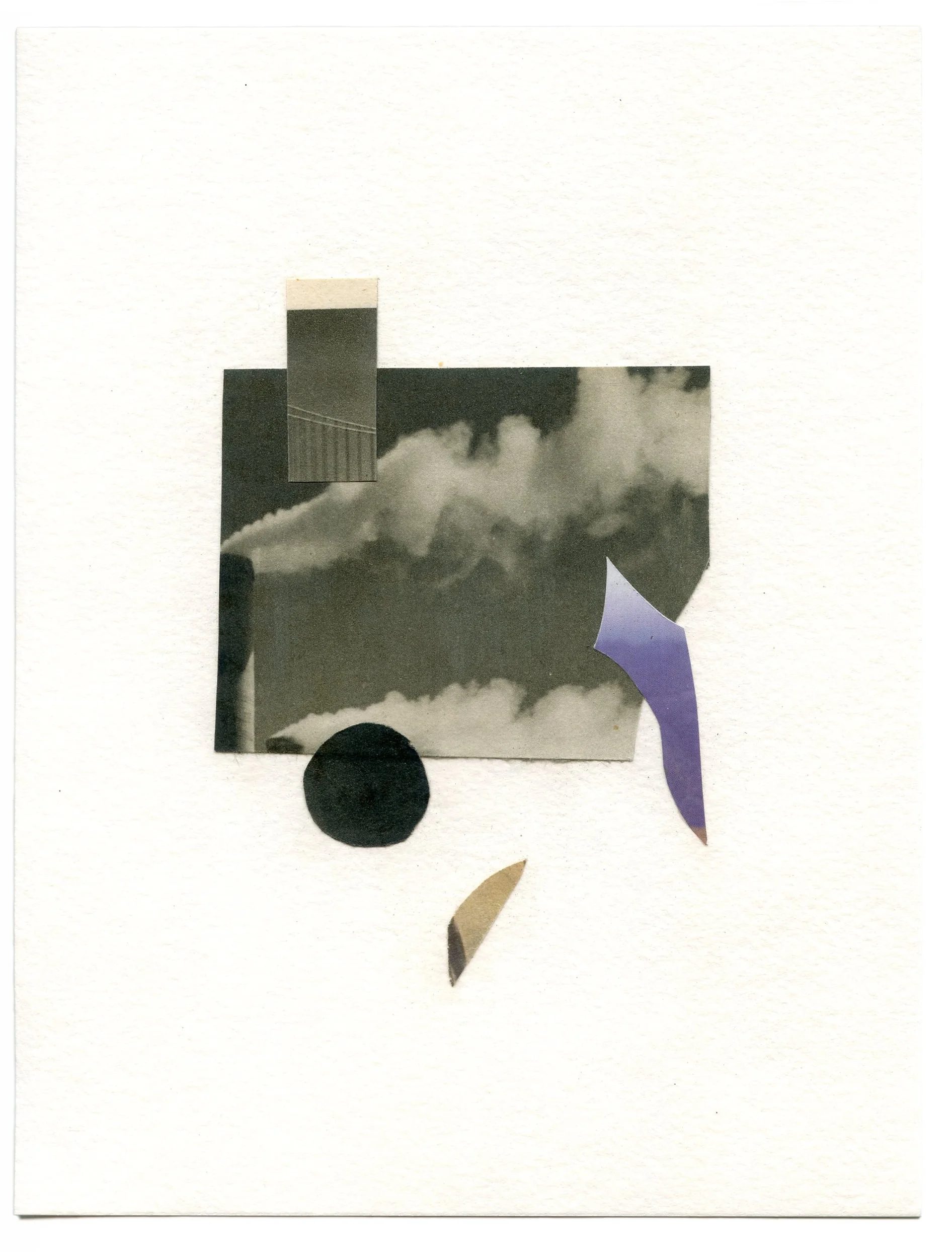 Collage on paper, 2016 8 x 6 inches
