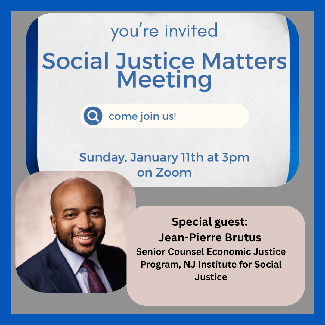 Social Justice Matters Member Meeting