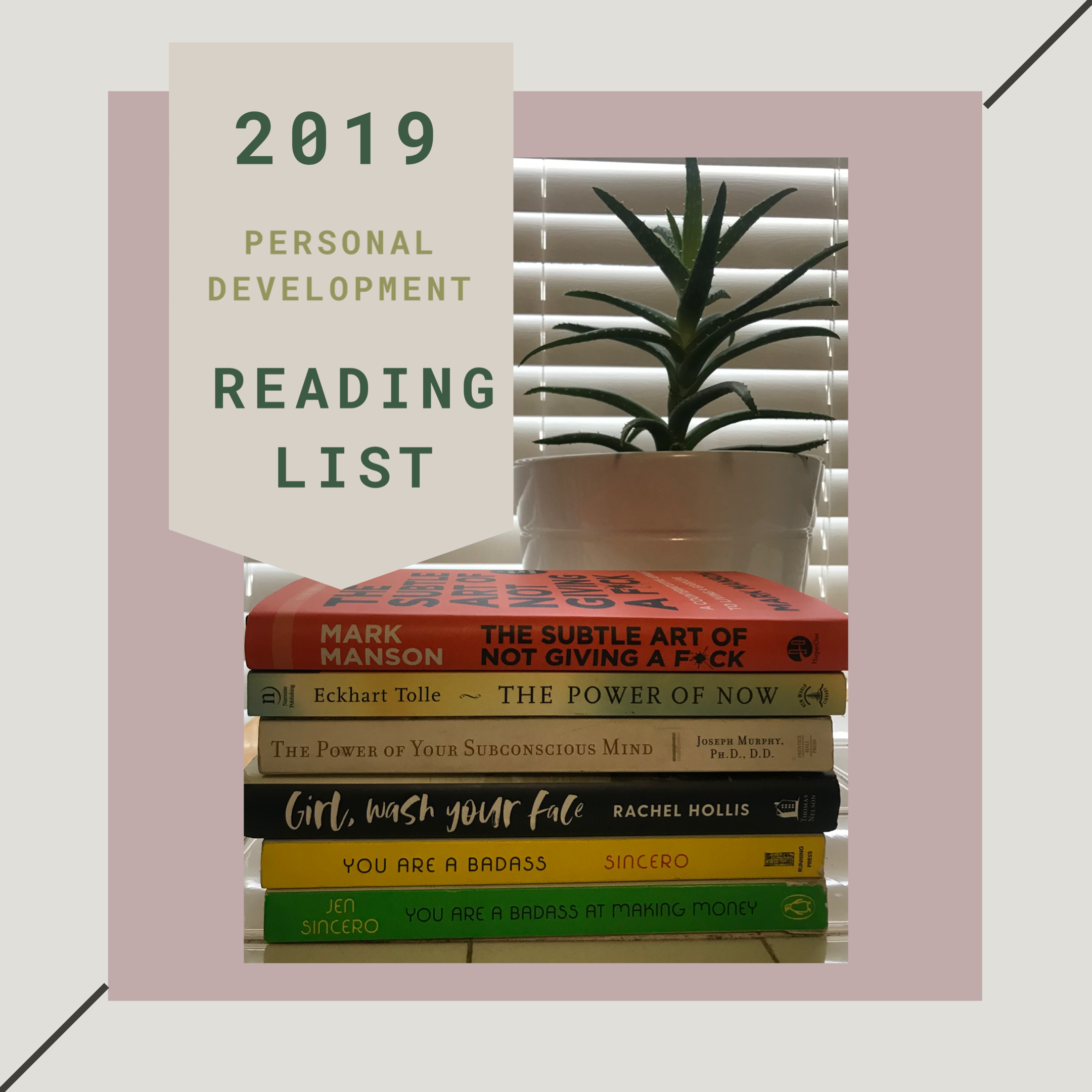 Personal Growth: 2019's Reading List 