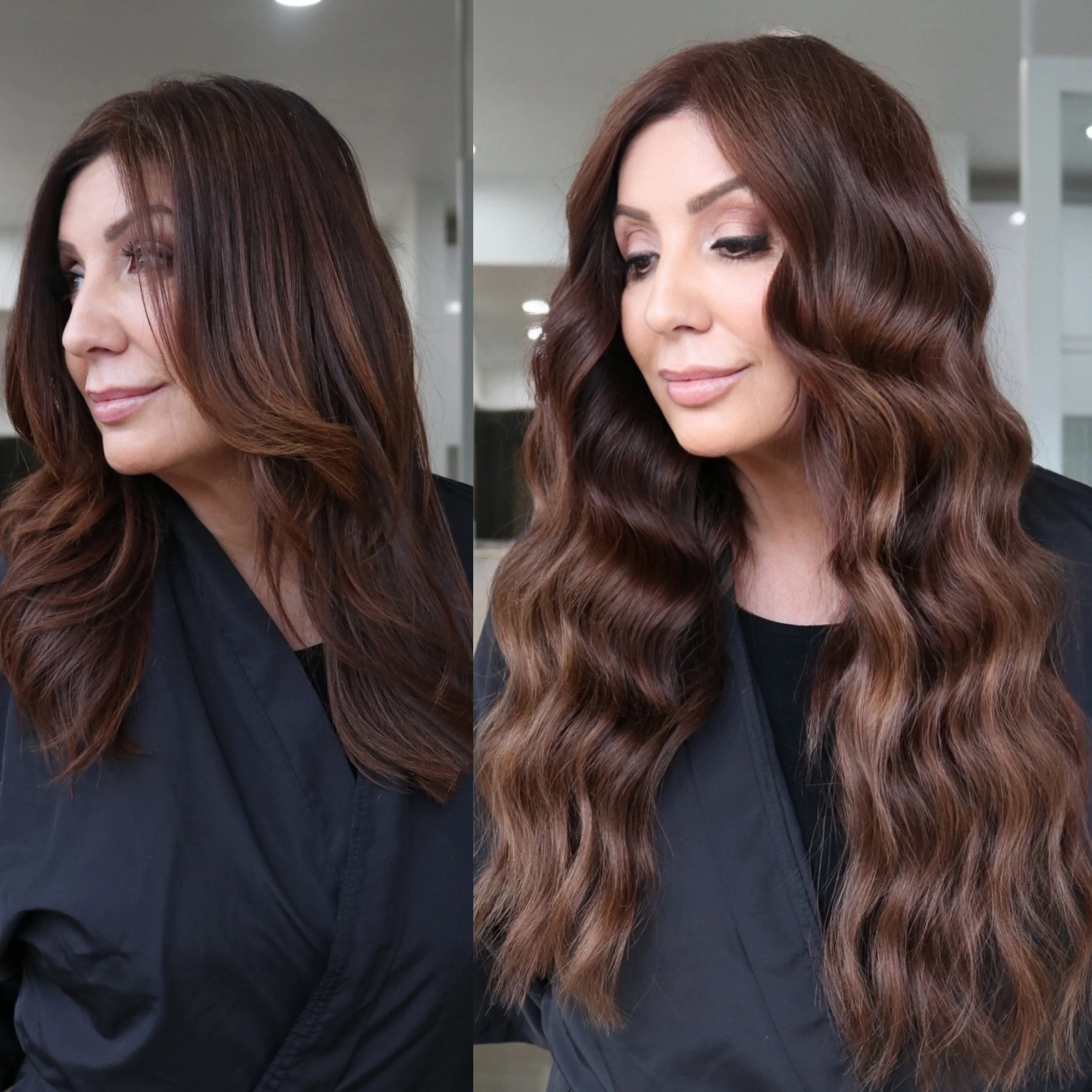 Brunette Hair Extensions for thick hair.JPG