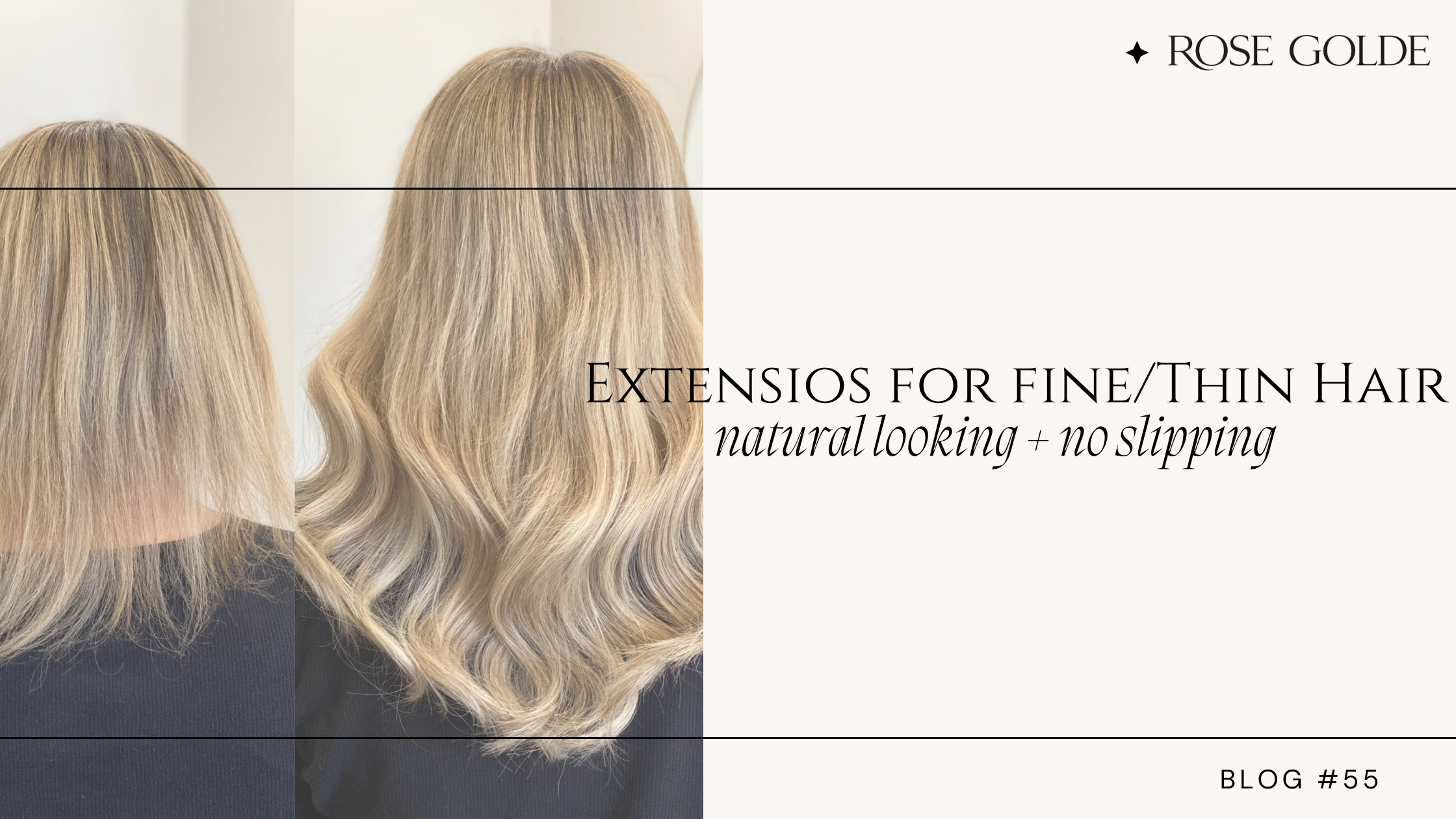      

 
   ✨ Natural-Looking, No-Slip Extensions for Fine / Thin Hair  If you have thin or fine hair, finding extensions that can actually work with your hair type can feel overwhelming. The truth is,  most extension issues come down to placement, a