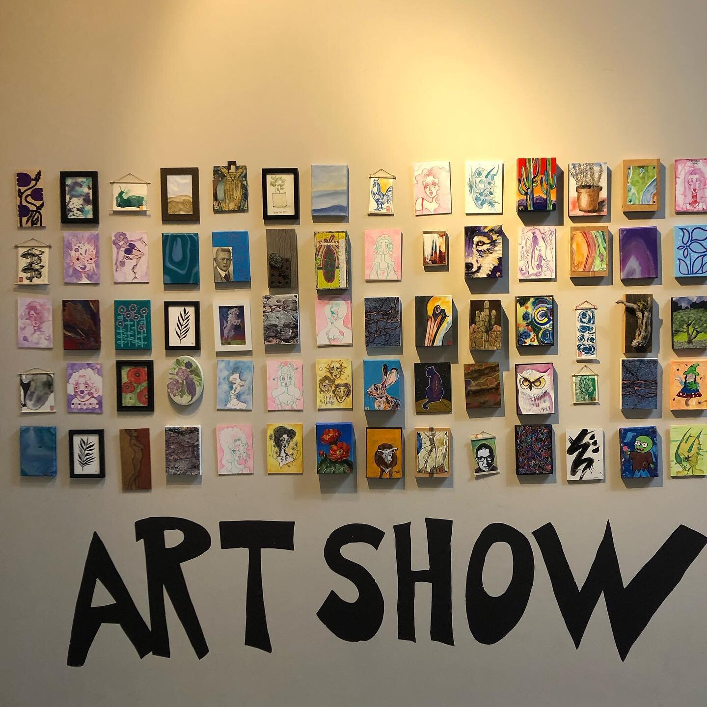 There&rsquo;s a lot that can (and will!) he said about last night, but for right now I want you to know that walls are restocked and ready for you! We&rsquo;re here today and tomorrow from 9-5, and it&rsquo;s free to come view and buy the art! And if