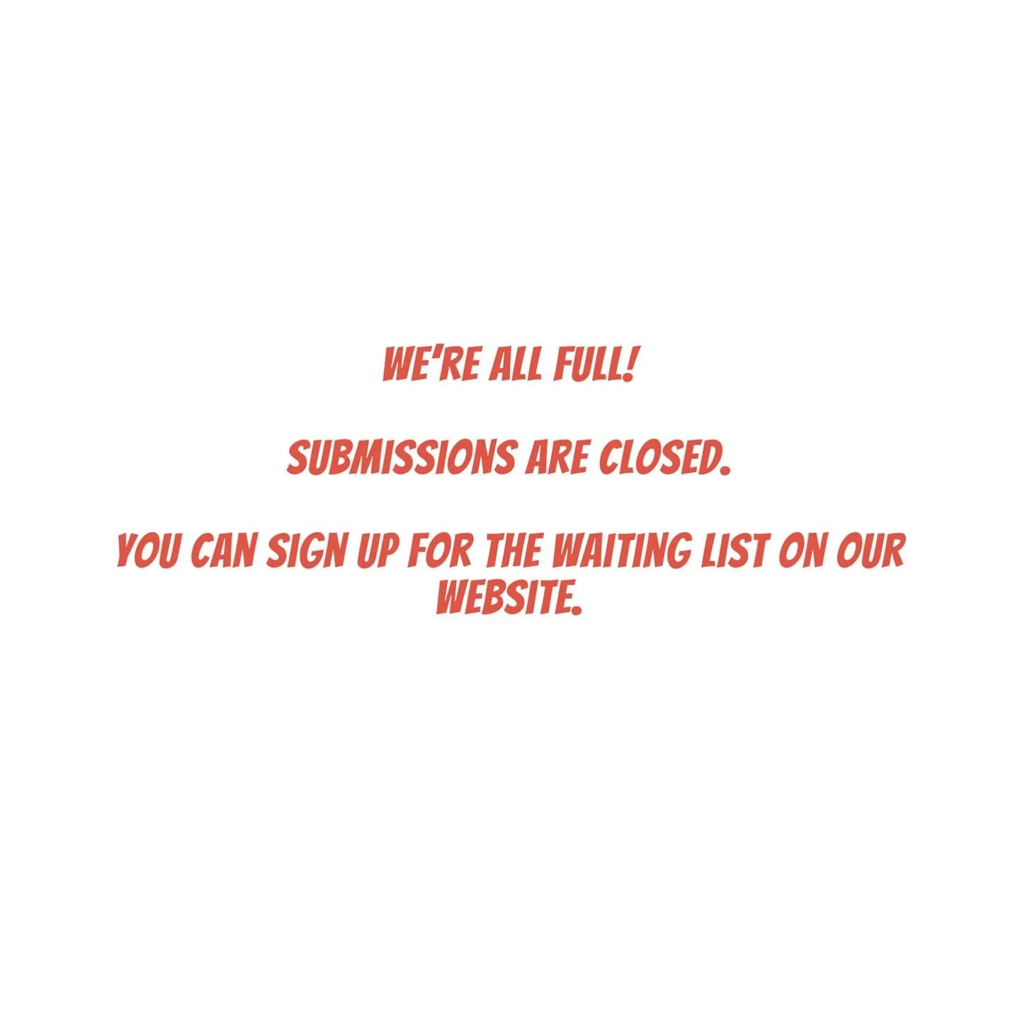 Y&rsquo;all. I was so prepared. The forms were linked to spreadsheets, automatic response emails were prepped, things had been tested. And for a variety of reasons, nothing went smoothly (or worked at all) 🫠 BUT! A hell of a lot of people signed up,