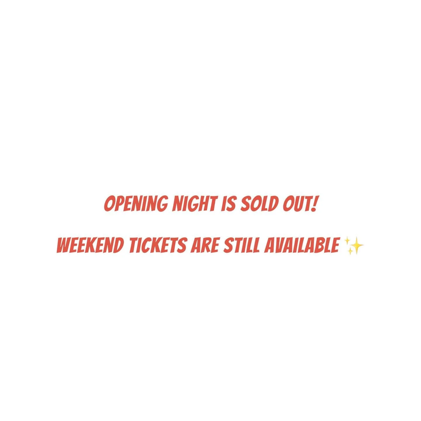 Well that was exciting 🤪 On the downside, the website got overloaded. On the plus side, a whole lot of people want to buy some art! If you missed opening night, the weekend will be just as good, and tickets are still available. Thanks! Sorry! All of