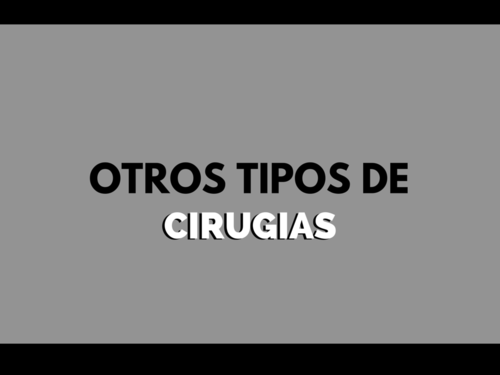 Other Type of Surgeries