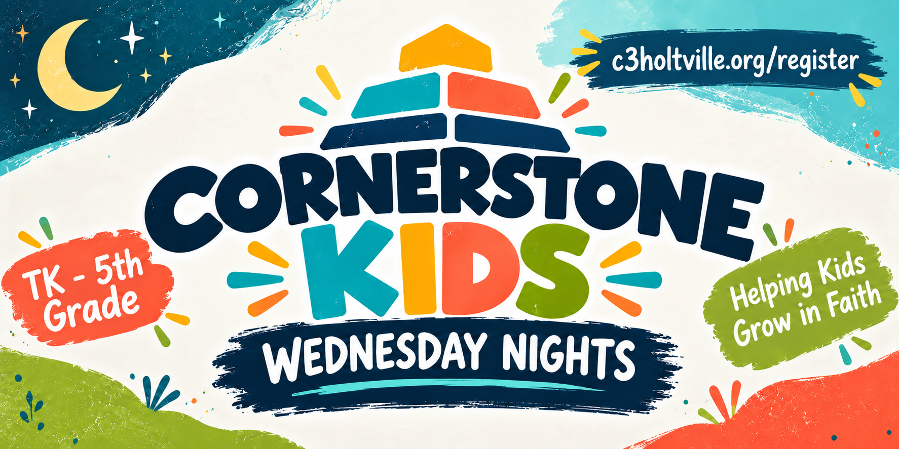 Cornerstone Kids Wednesday Nights — Helping Kids Grow in Faith