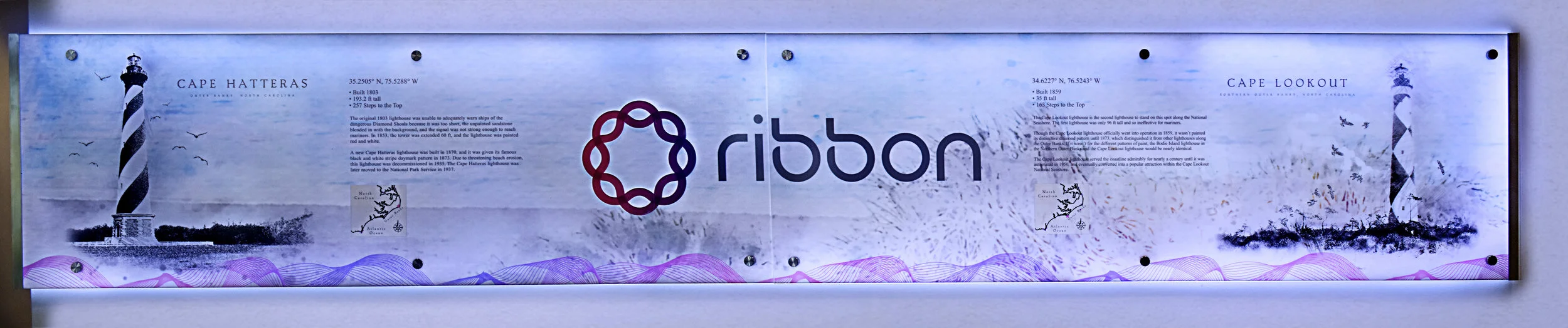 Ribbon Wall Installation (Short Wall)