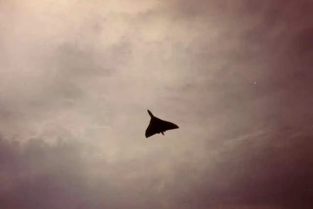 A Vulcan Bomber over DET 4