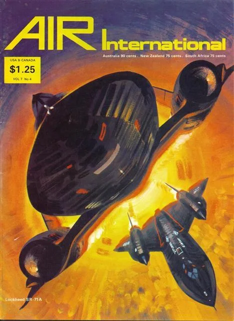 Oct 1974, Air International Magazine This volume features a great article written by David Anderson the month following SR-71A, 617972 smashing the transatlantic speed record. It is titled - "LOCKHEED'S LONE RANGER" Reconnoitring at MACH 3