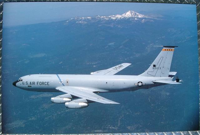 UNITED STATES AIR FORCE KC-135 STRATO-TANKER Since the first Boeing KC-135A rolled out of the Renton, Washington assembly line on 18 July 1956, five different variants of Stratotankers have been the mainstay of the Air Force tanker fleet. Three generations of tanker crews sat alert, deployed to remote locations, and supported combat operations around the world. General Curtis LeMay referred to tanker crews as Strategic Air Command’s "Unsung Heroes," and the men and women who call themselves "Crewdogs" are surely that. Moreover, the KC-135’s extraordinary success has depended upon the skill and dedication of crew chiefs, maintenance and logistics personnel, and the hundreds of other professional specialties who help put KC-135s into the air. Built to refuel SAC's bomber force on a nuclear strike, KC-135s are classified as a nuclear alert asset and have given fighters, reconnaissance aircraft, and airlifter’s truly global reach. Many versions of the KC-135 have been built including a (Q) model, a modified version) used to refuel the renowned SR-71 Blackbird. The (Q) s’ refueling support allowed the Blackbird to break many speed and altitude world records. Some of these missions helped in settling political disputes that could have led to nuclear war. Without "anytime, anywhere" air refueling by KC-135s, operations such as arc light and rolling thunder (Vietnam, 1964-1973), Desert Shield and Desert Storm (Kuwait and Iraq, 1990-1991), Allied Force/Noble Anvil (Yugoslavia, 1999), and Iraqi Freedom (Iraq, 2003-present) would not have been possible. After a half century and 6.5 million flying hours, modernization programs such as quiet, fuel-efficient, and powerful jet engines, structural upgrades, modern flight and fuel management systems, and state-of-the-art global navigation systems keep the KC-135 state of the art. When "Dix" Loesch and "Tex" Johnston took 55-3118 into the air for the first KC-135 flight on 31 August 1956, they could hardly have imagined that the KC-135 would be flying more than 50 years later.
