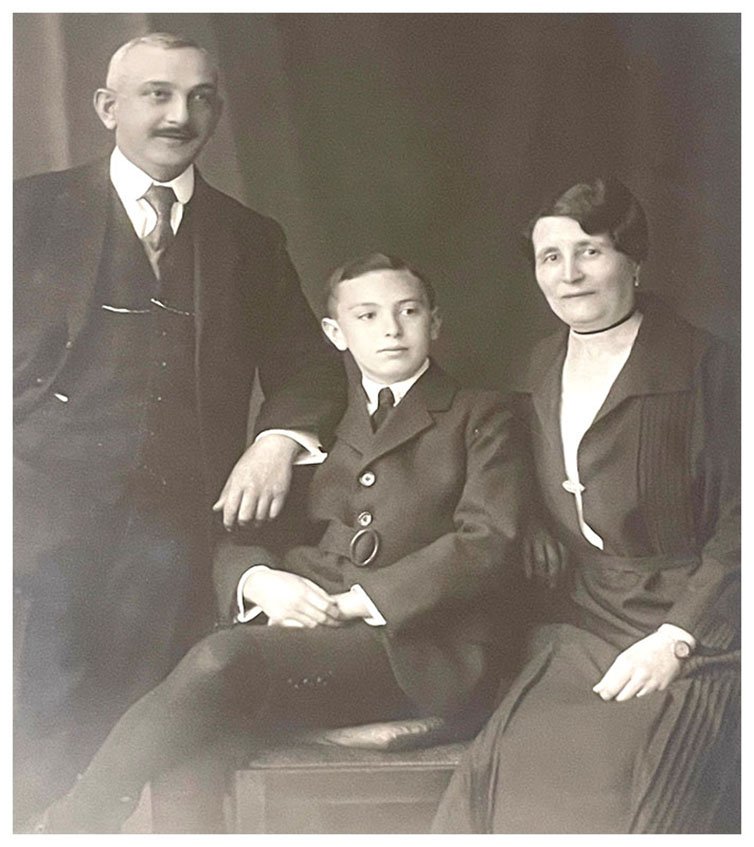 Viktor and Grandparents - Prague 1920