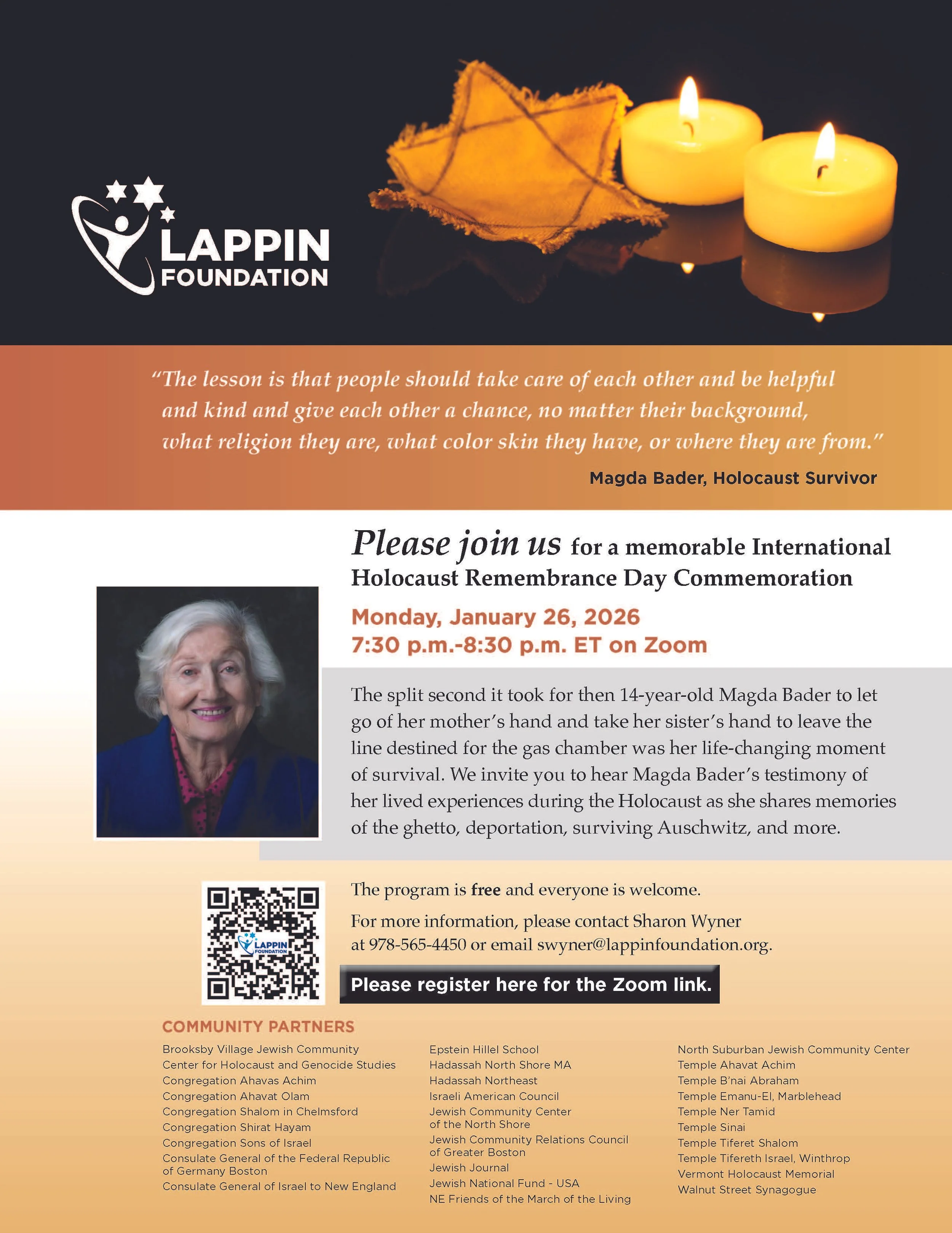 INTERNATIONAL HOLOCAUST REMEMBRANCE DAY COMMEMORATION — Vermont ...