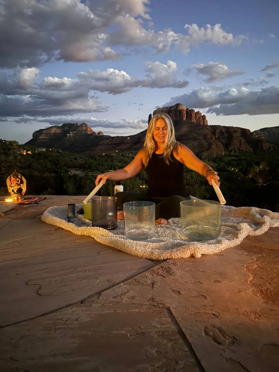 Creating Personal Boundaries and New Moon Intentions. Shanti Song and Sound Ceremony