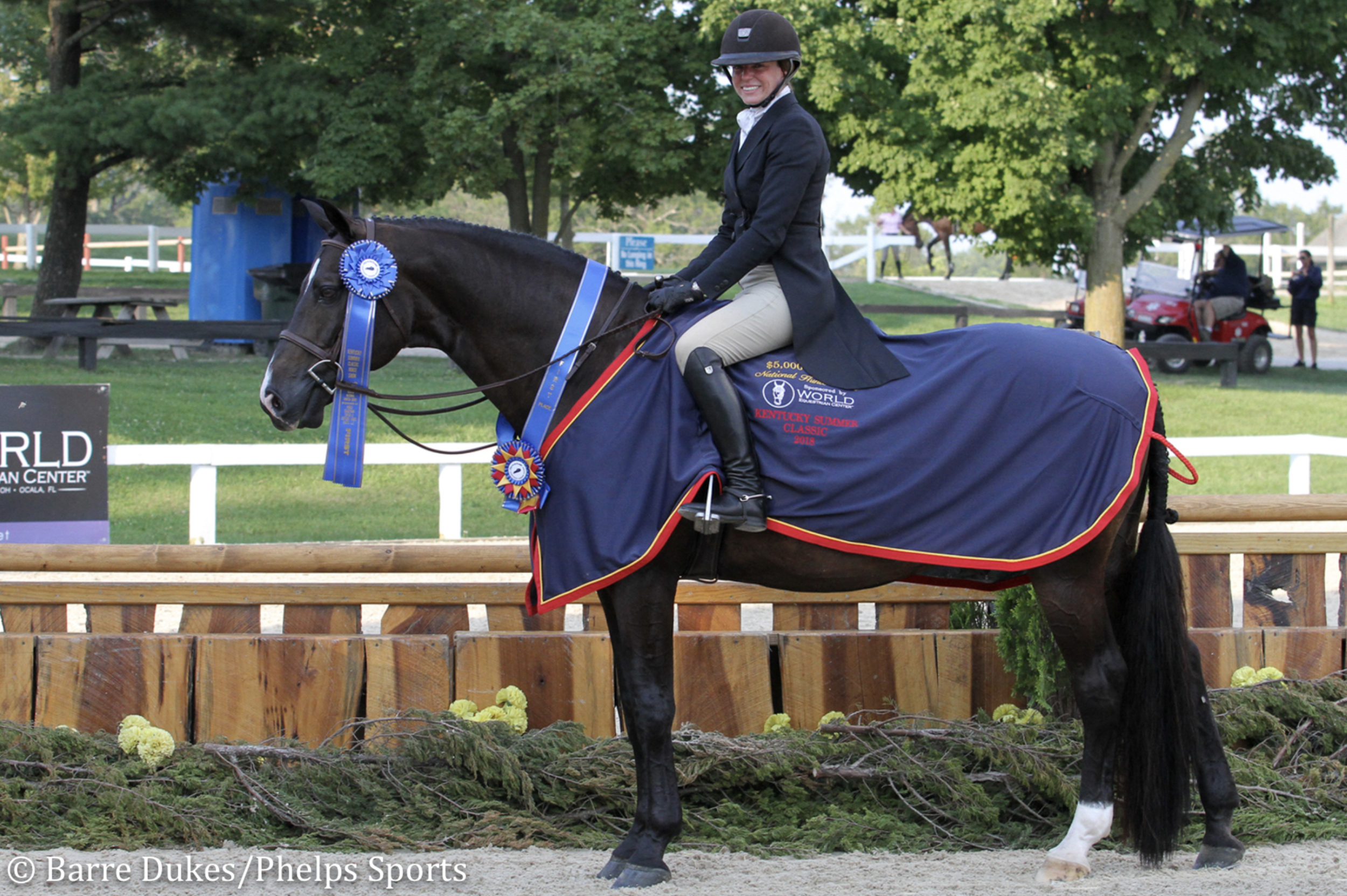 Molly Sewell Repeats One-Two Finish in $5,000 USHJA National Hunter Derby at Kentucky Summer Classic