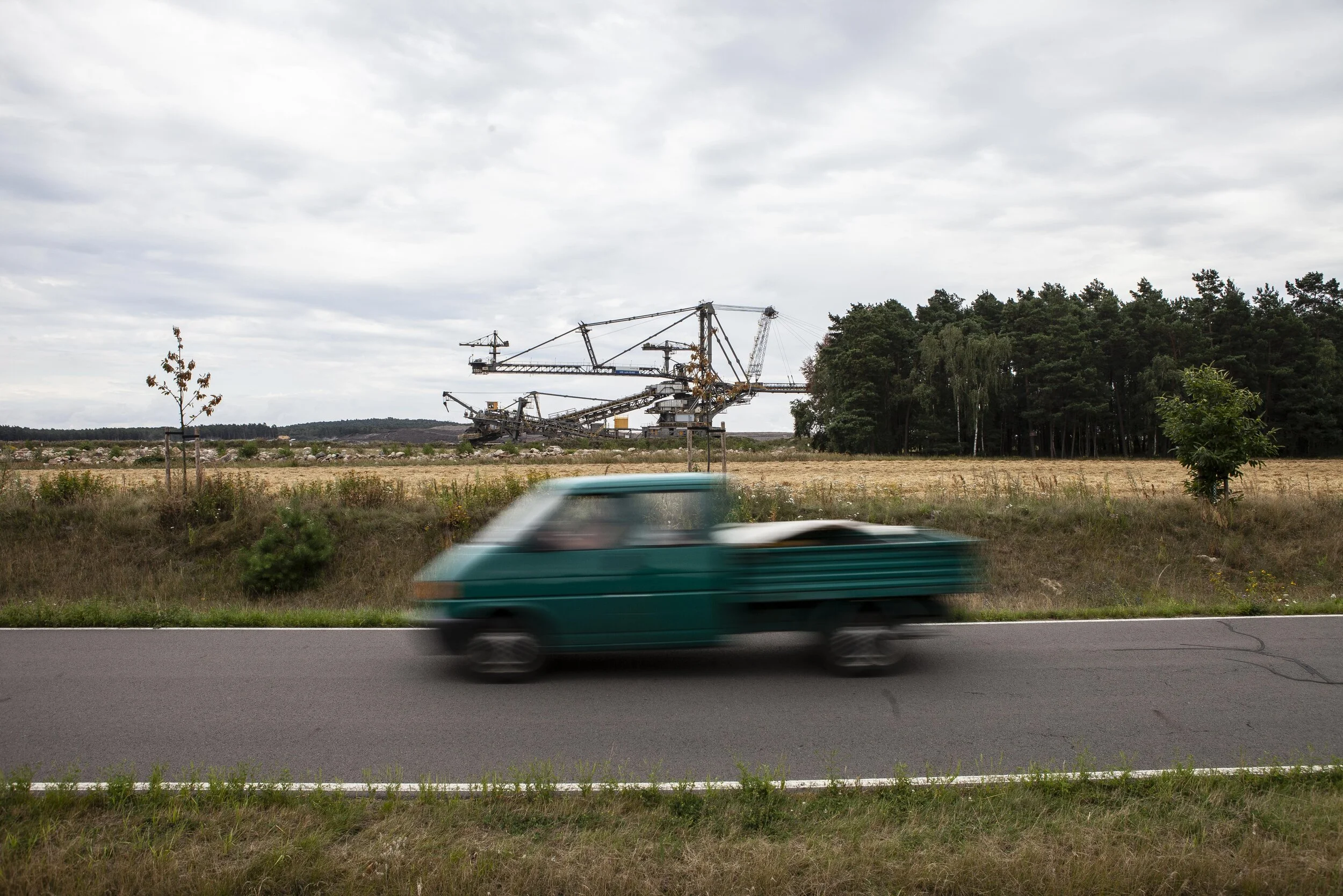 UTILITY ROAD AT WELZOW-SÜD LIGNITE MINE