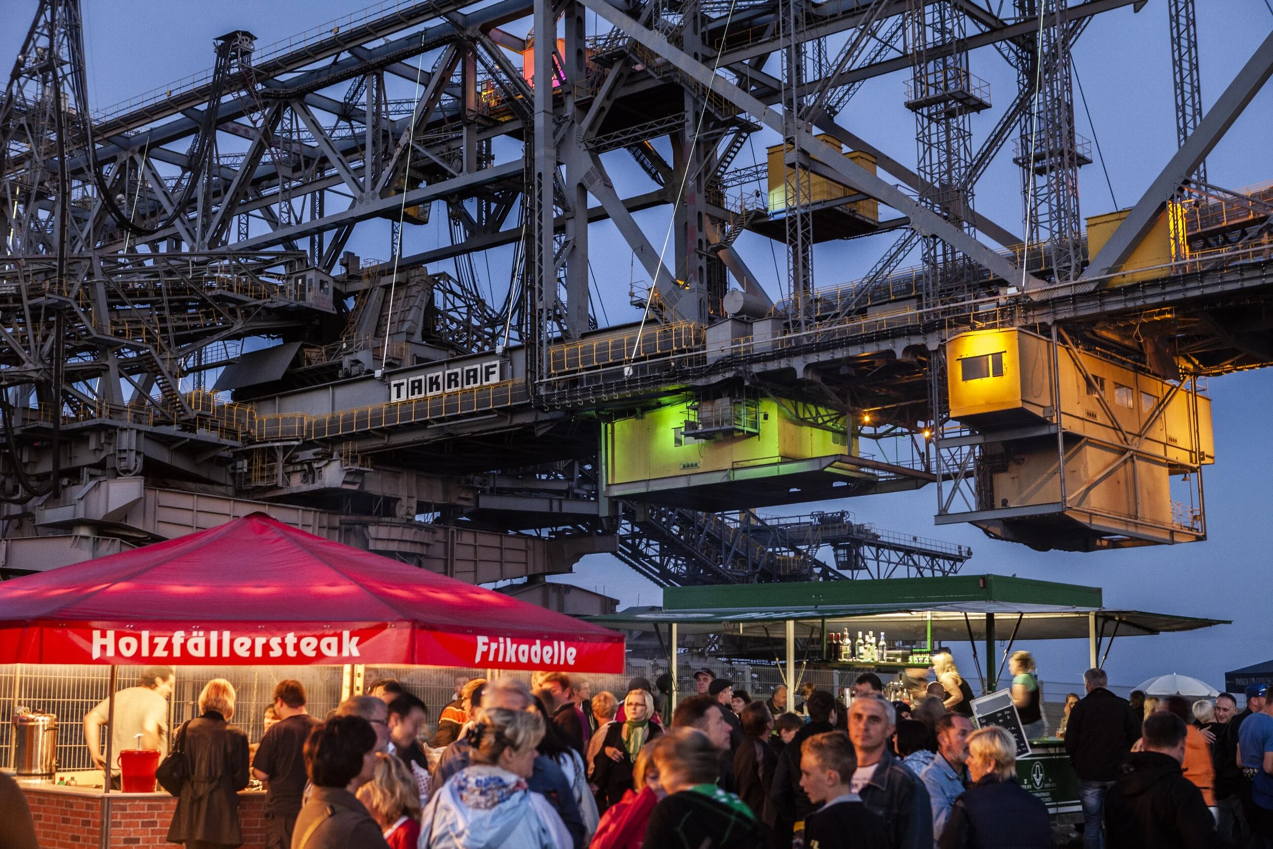 F60 BUCKET WHEEL EXCAVATOR TOURIST EXPERIENCE. LICHTERFELD-BRANDENBURG, GERMANY
