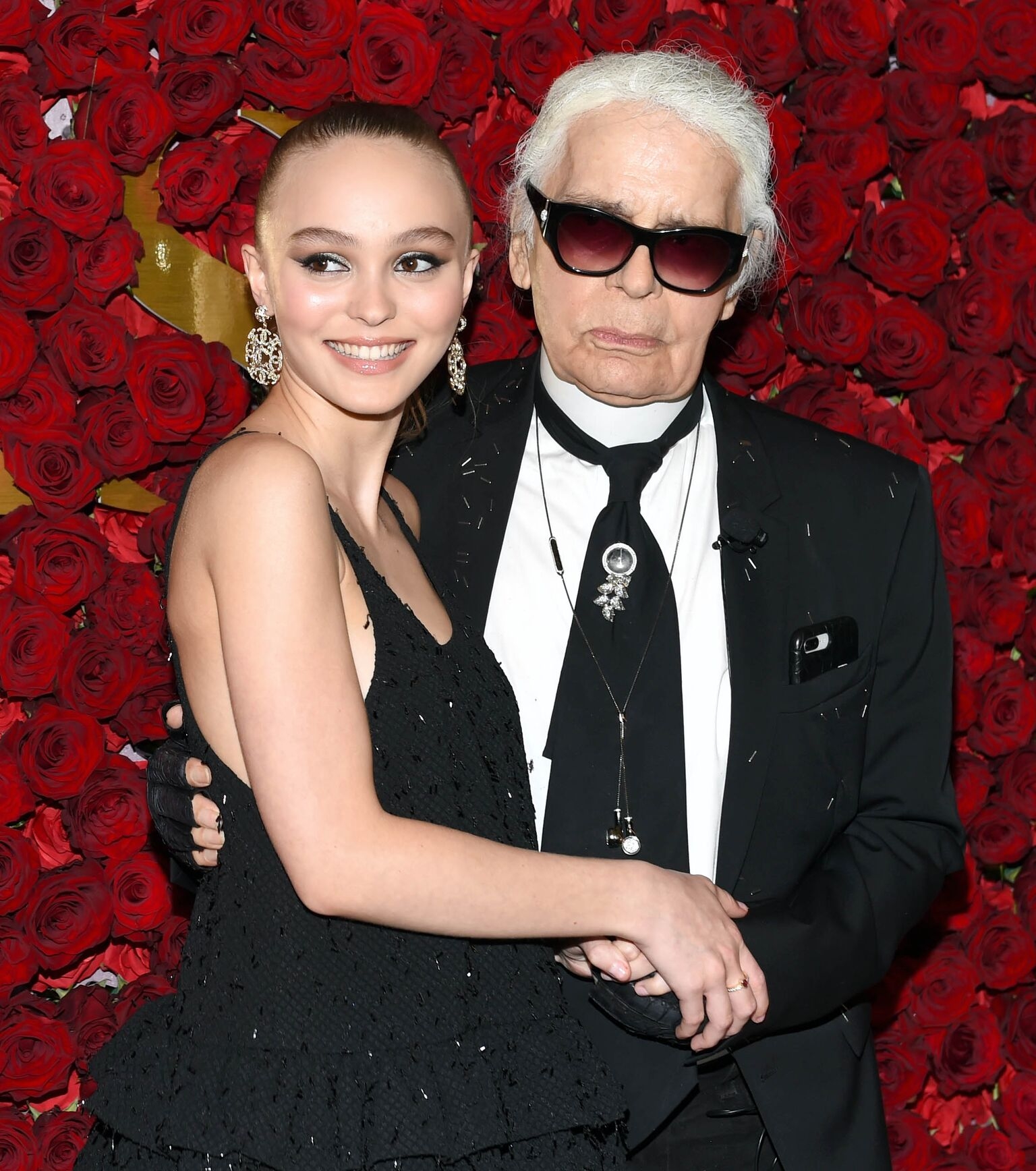 Lily-Rose Depp, Karl Lagerfeld