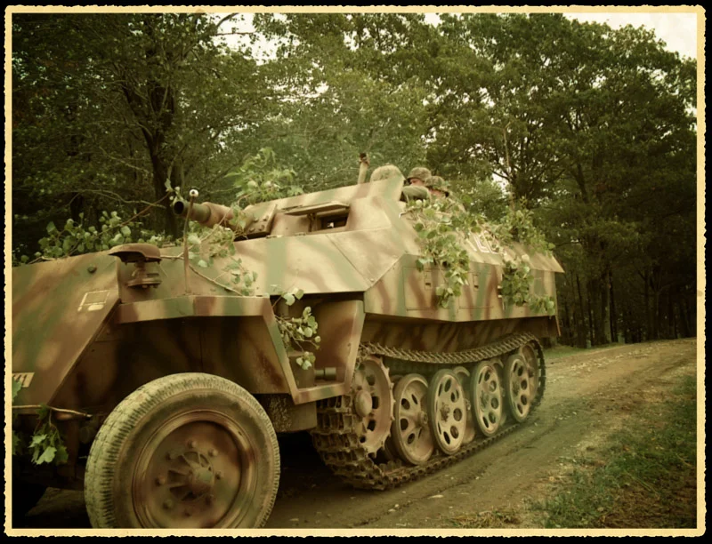 Camouflage for Sdkfz 251/9 D.