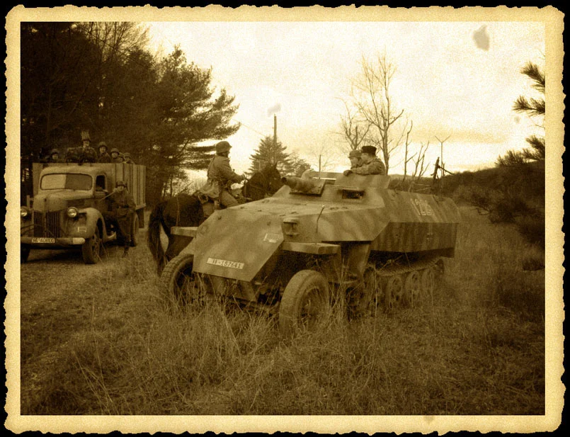 Recon report from horseback.