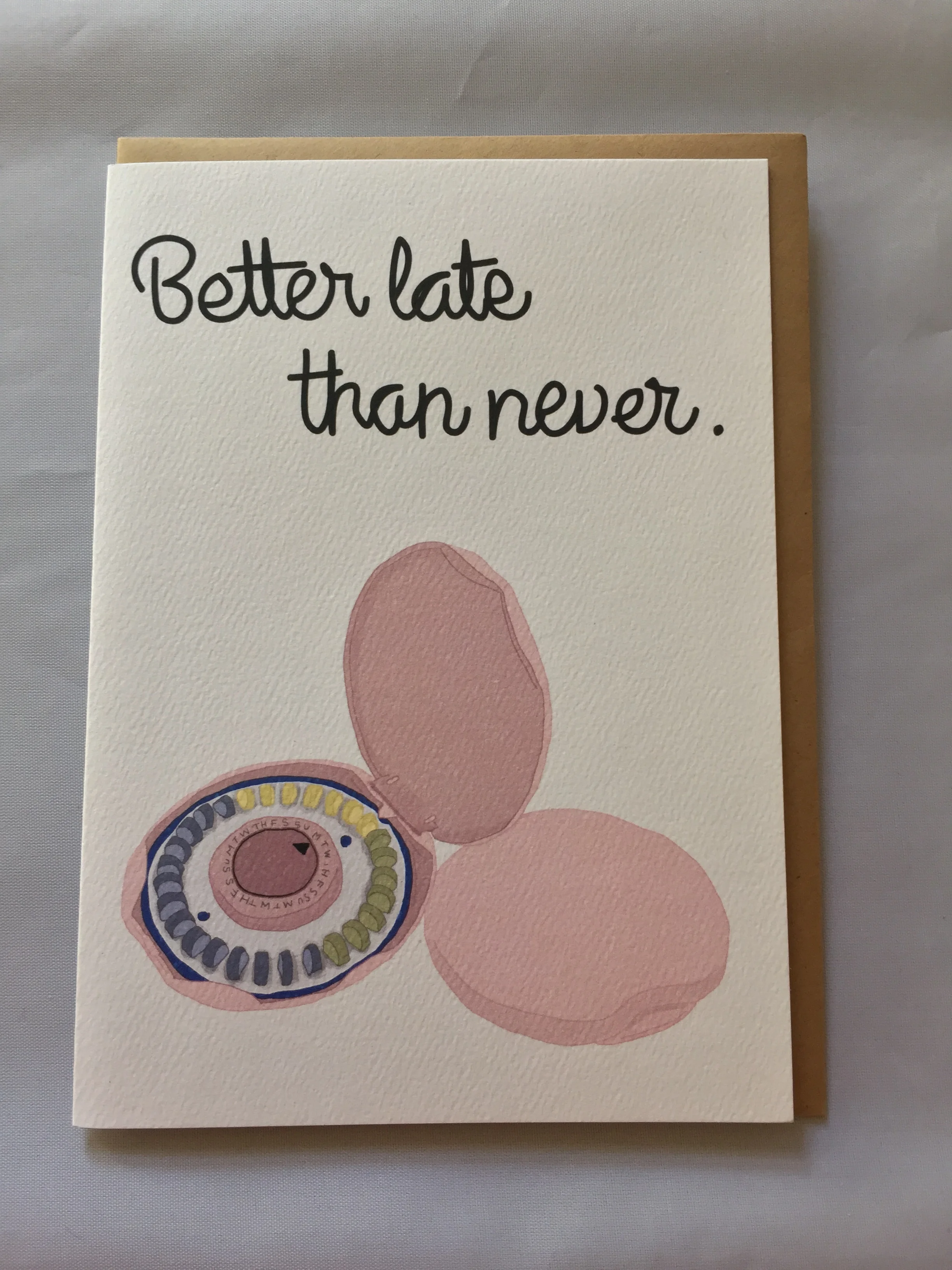 Better late than never