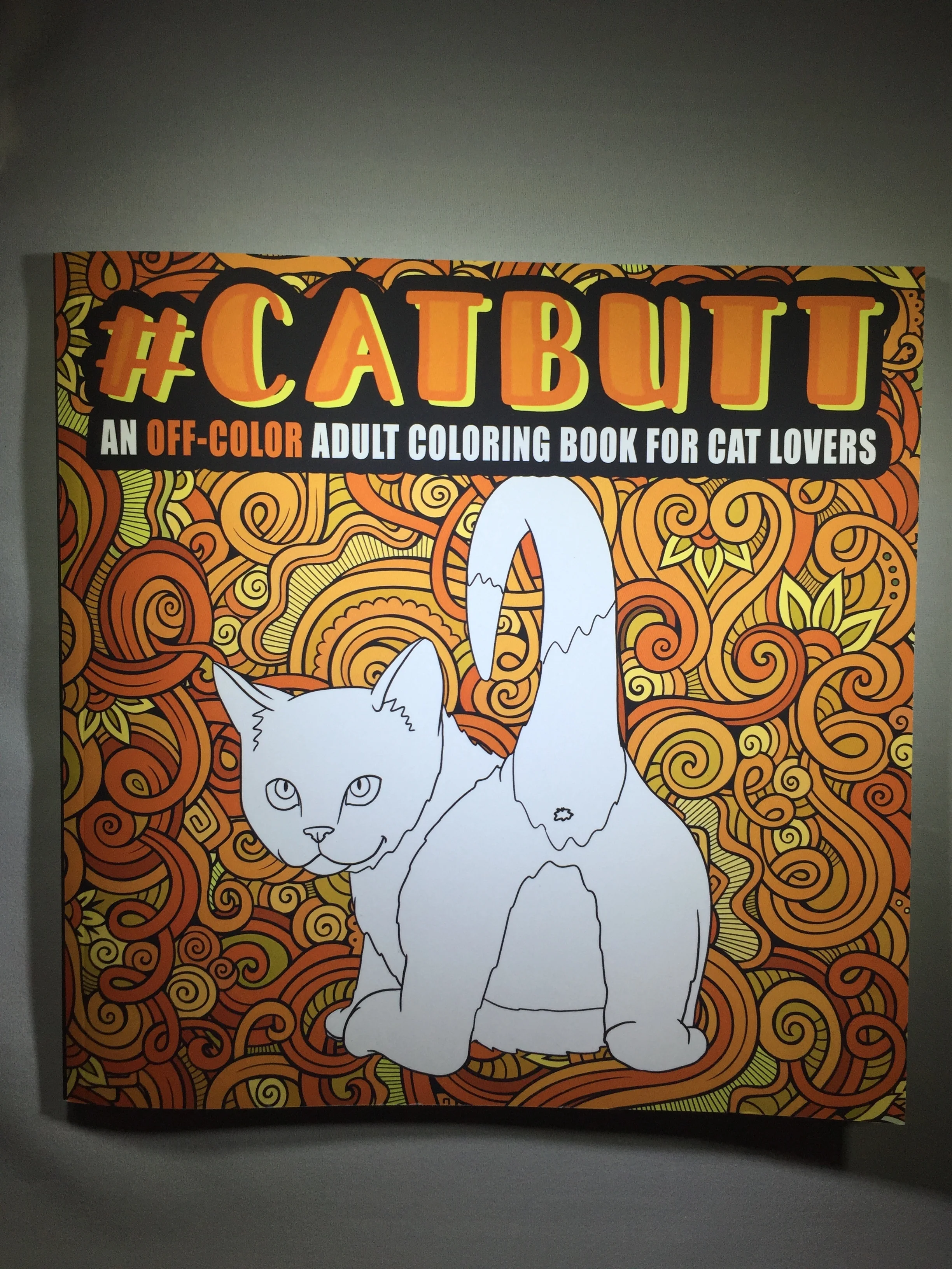 Cat butt coloring book