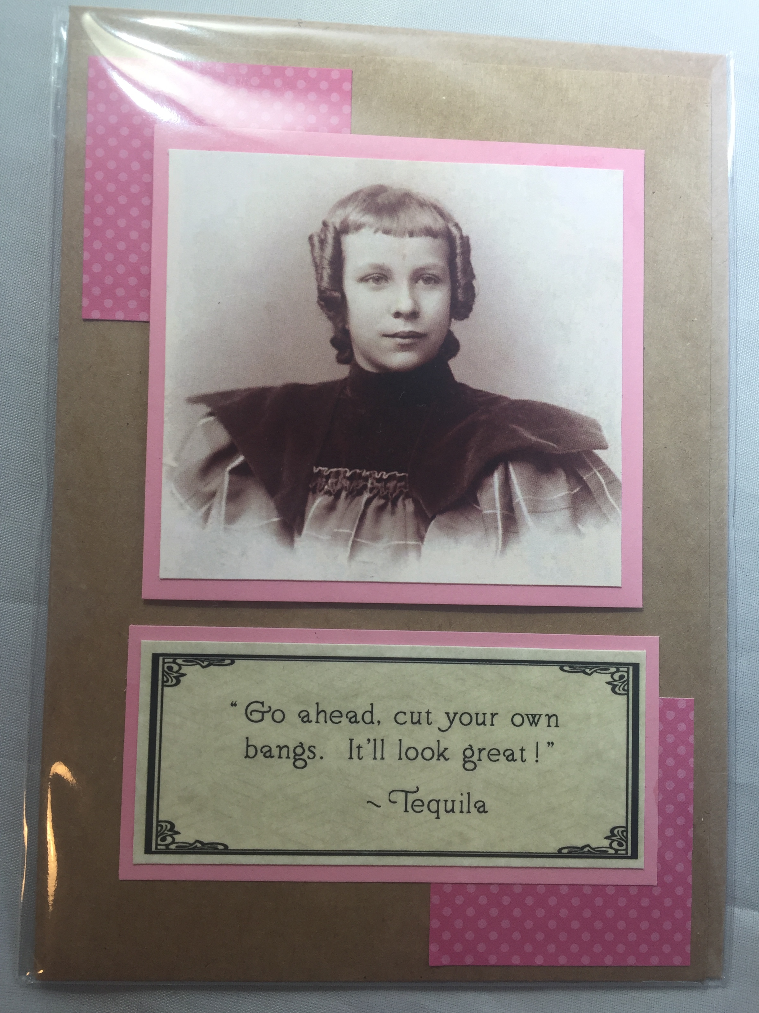 Go Ahead, cut your own bangs