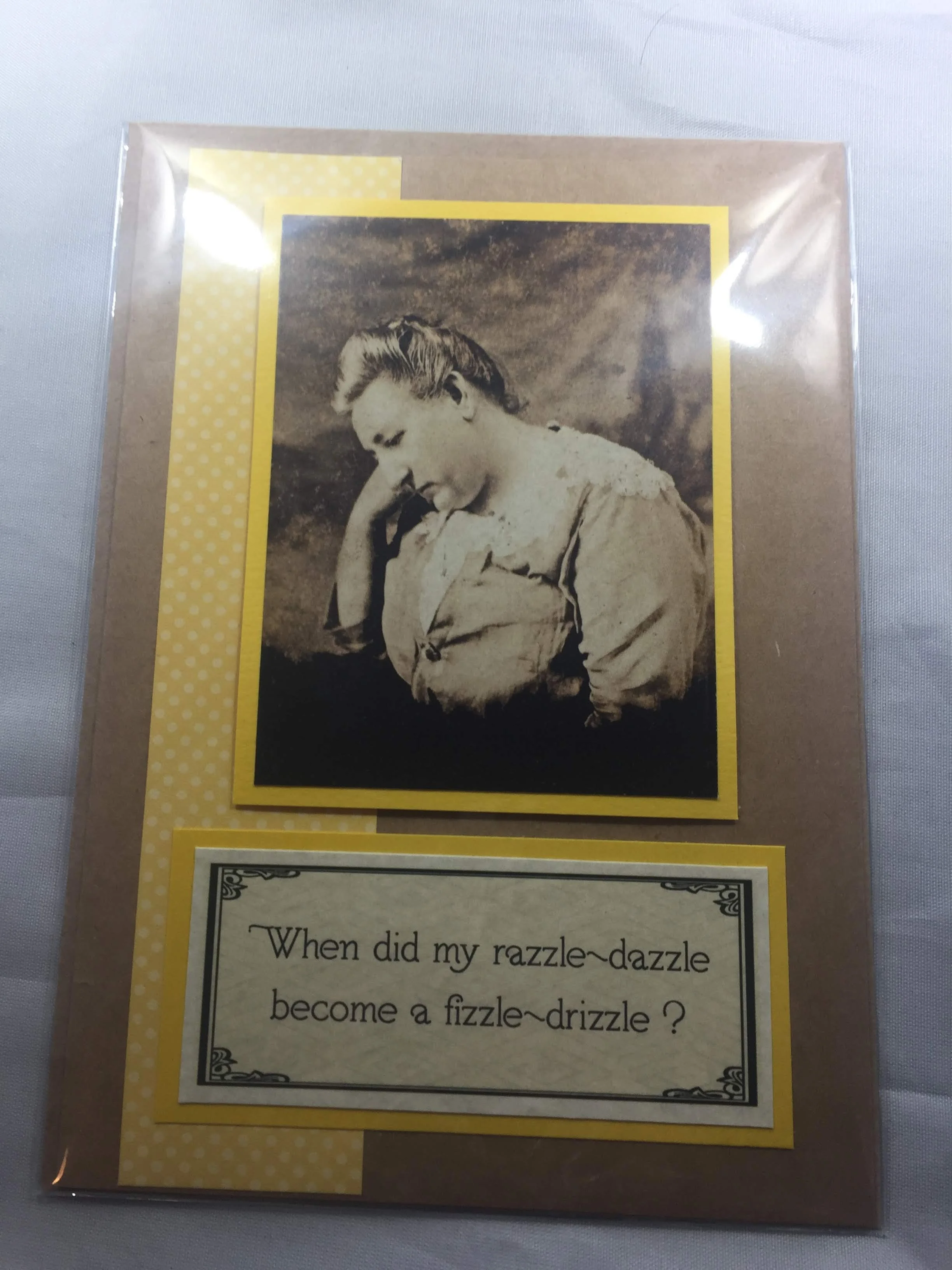 When did my razzle-dazzle become a fizzle-dizzle?