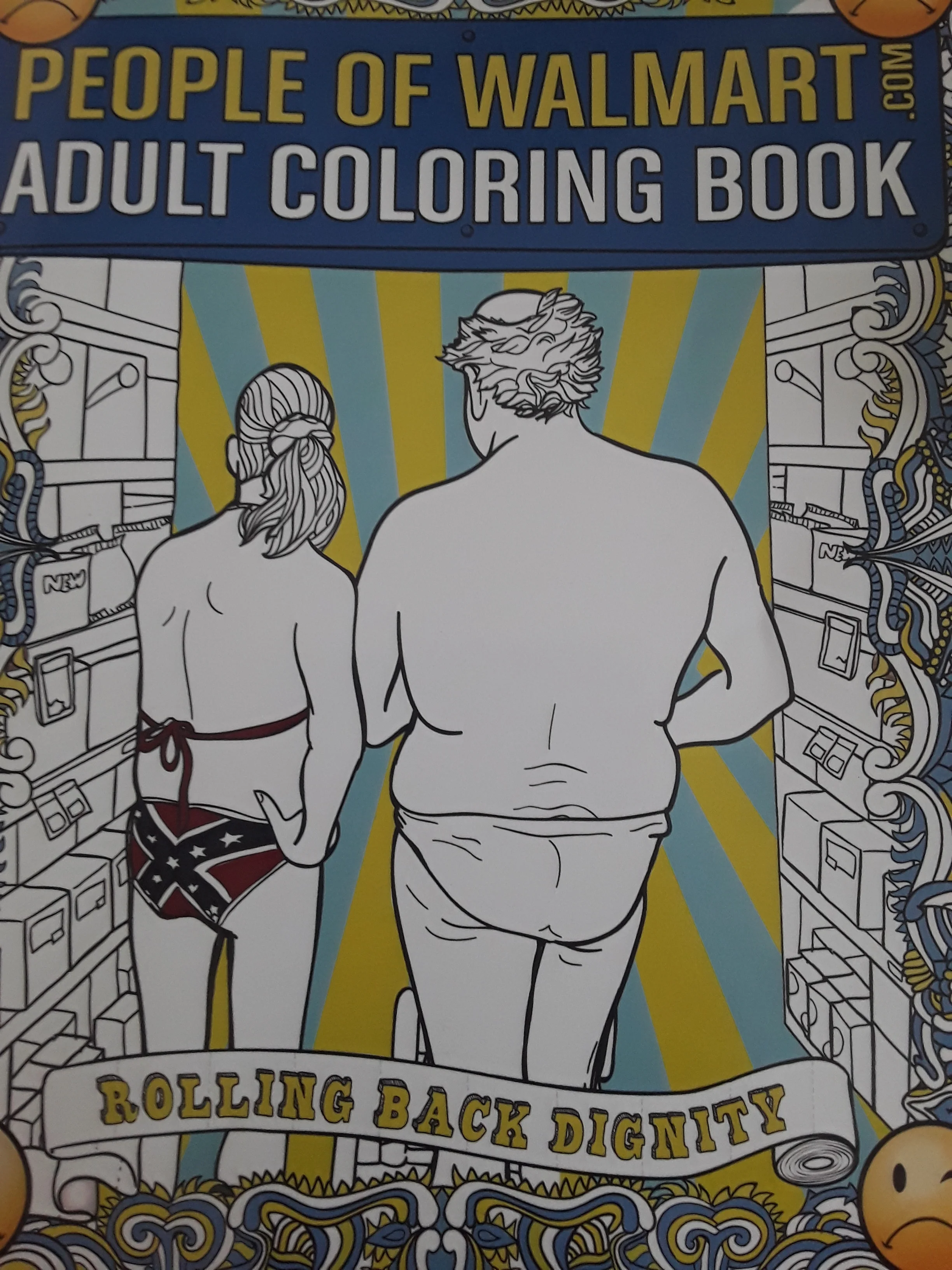 People of WalMart Adult Coloring Book
