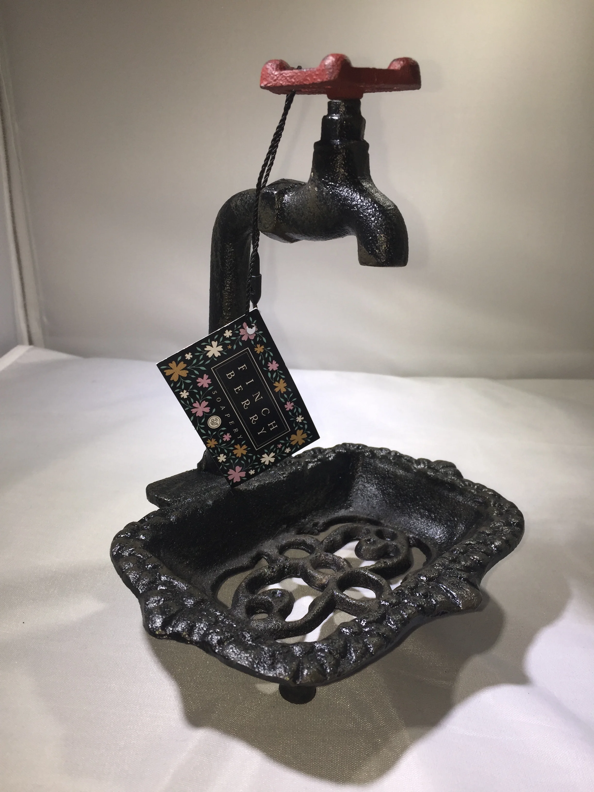 Iron Faucet Soap Dish 