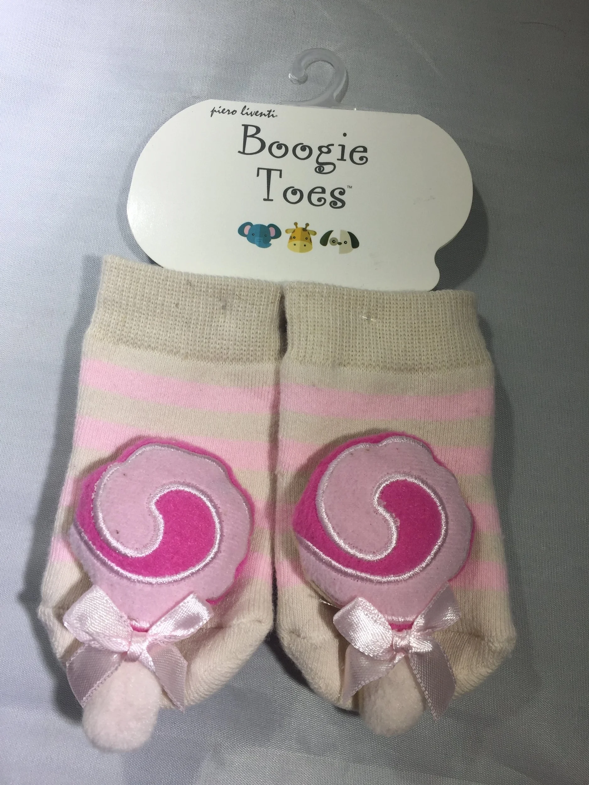 Boogie Toes Sock Rattle-Pink Lollipop