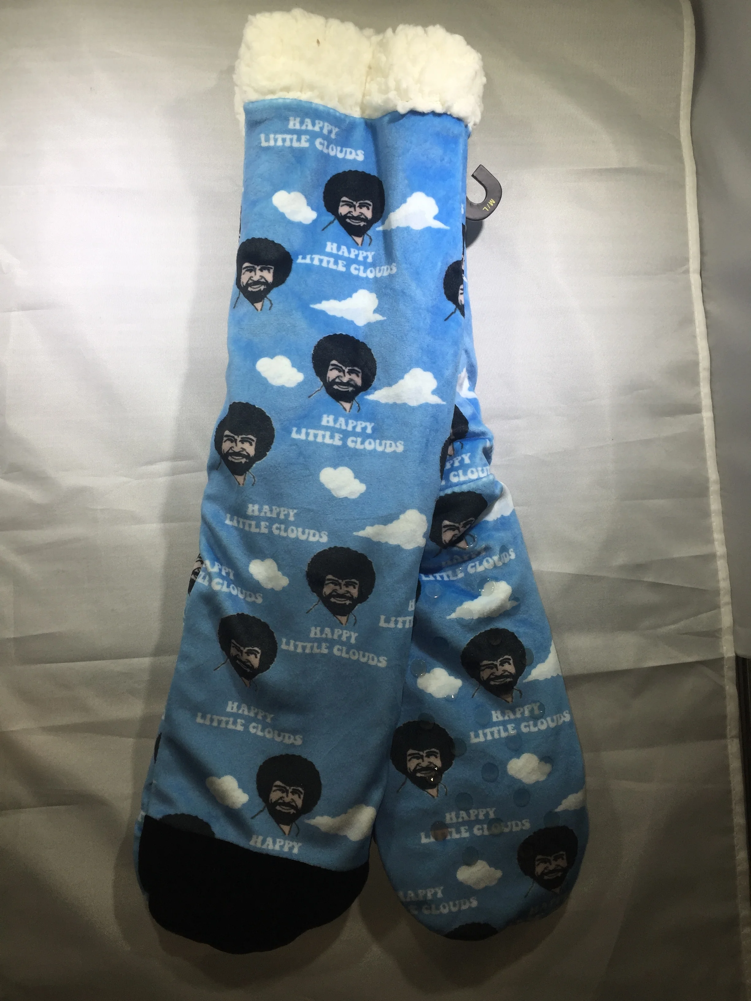 Bob Ross Extra Cozy House Slipper Socks