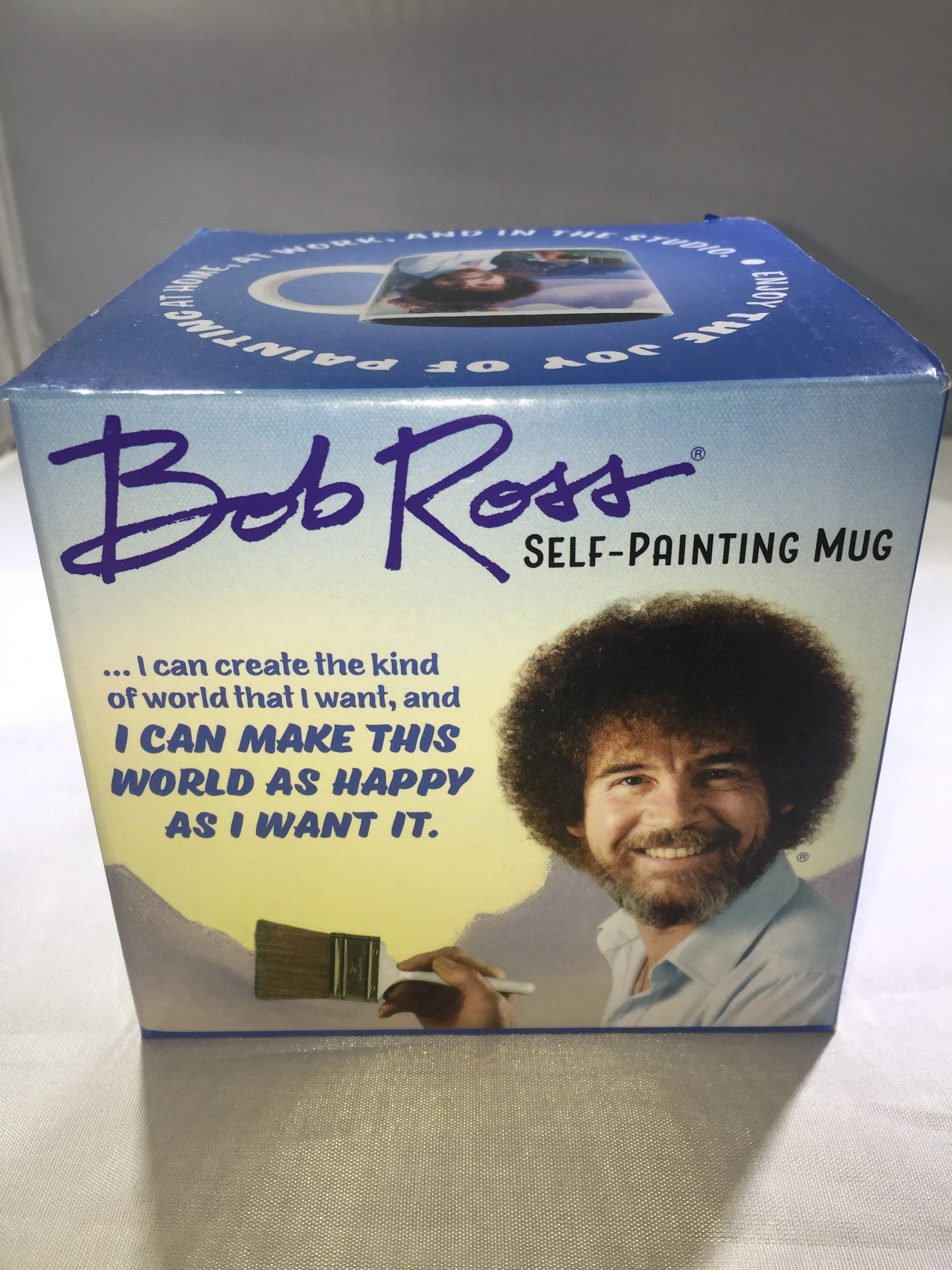 Bob Ross Self Painting Mug