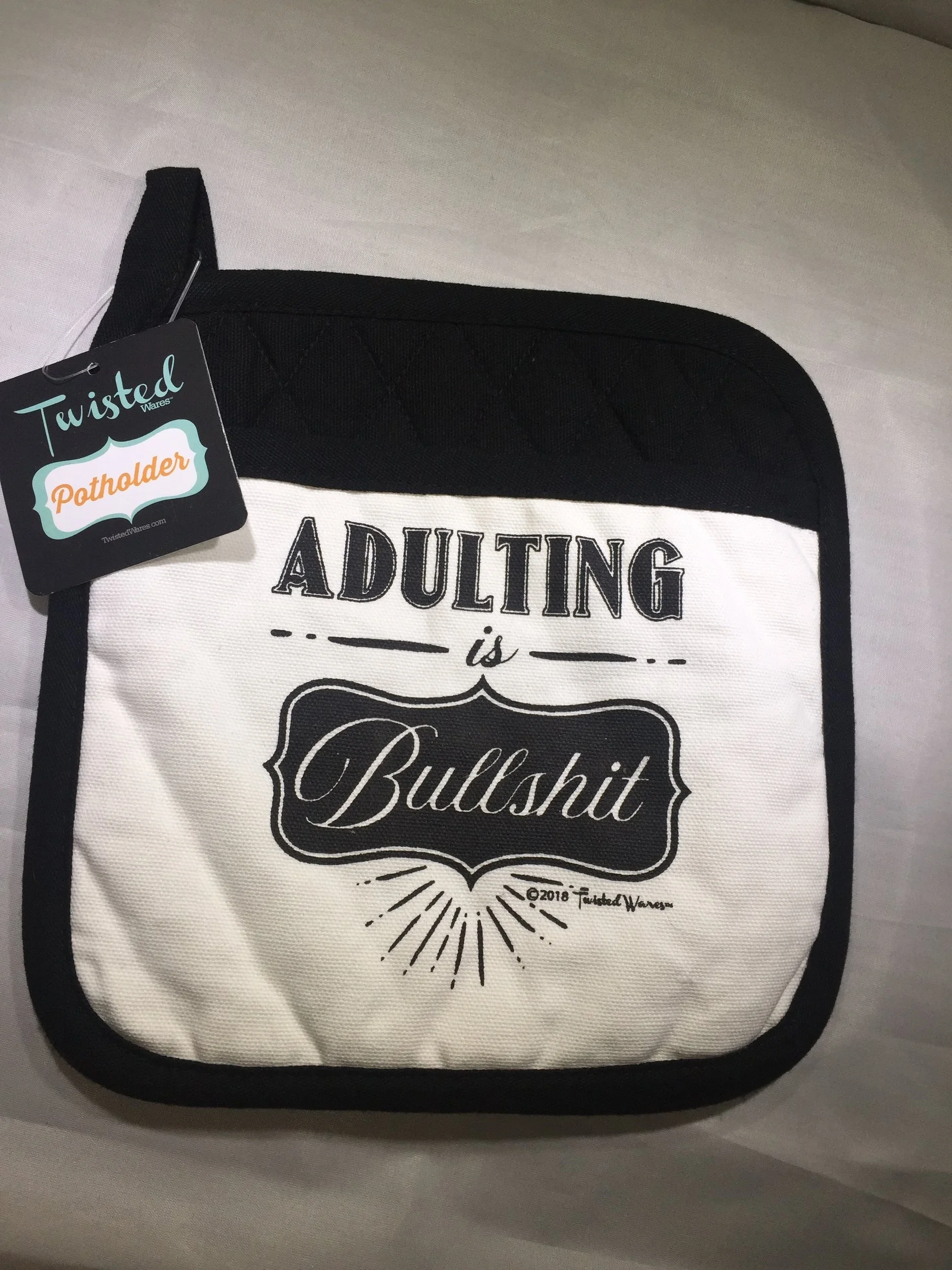 Adulting is Bullshit Potholder