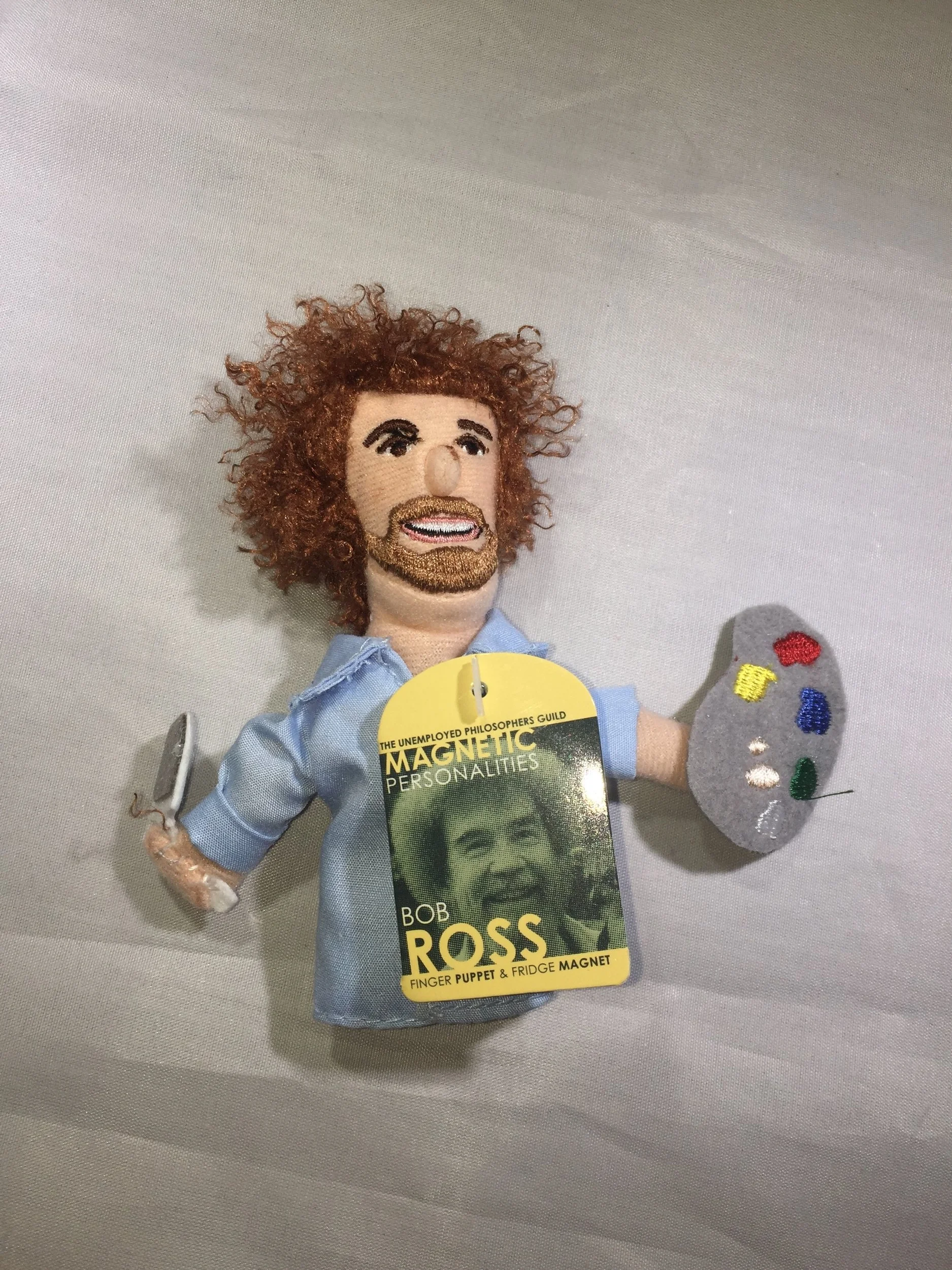 Bob Ross Finger Puppet