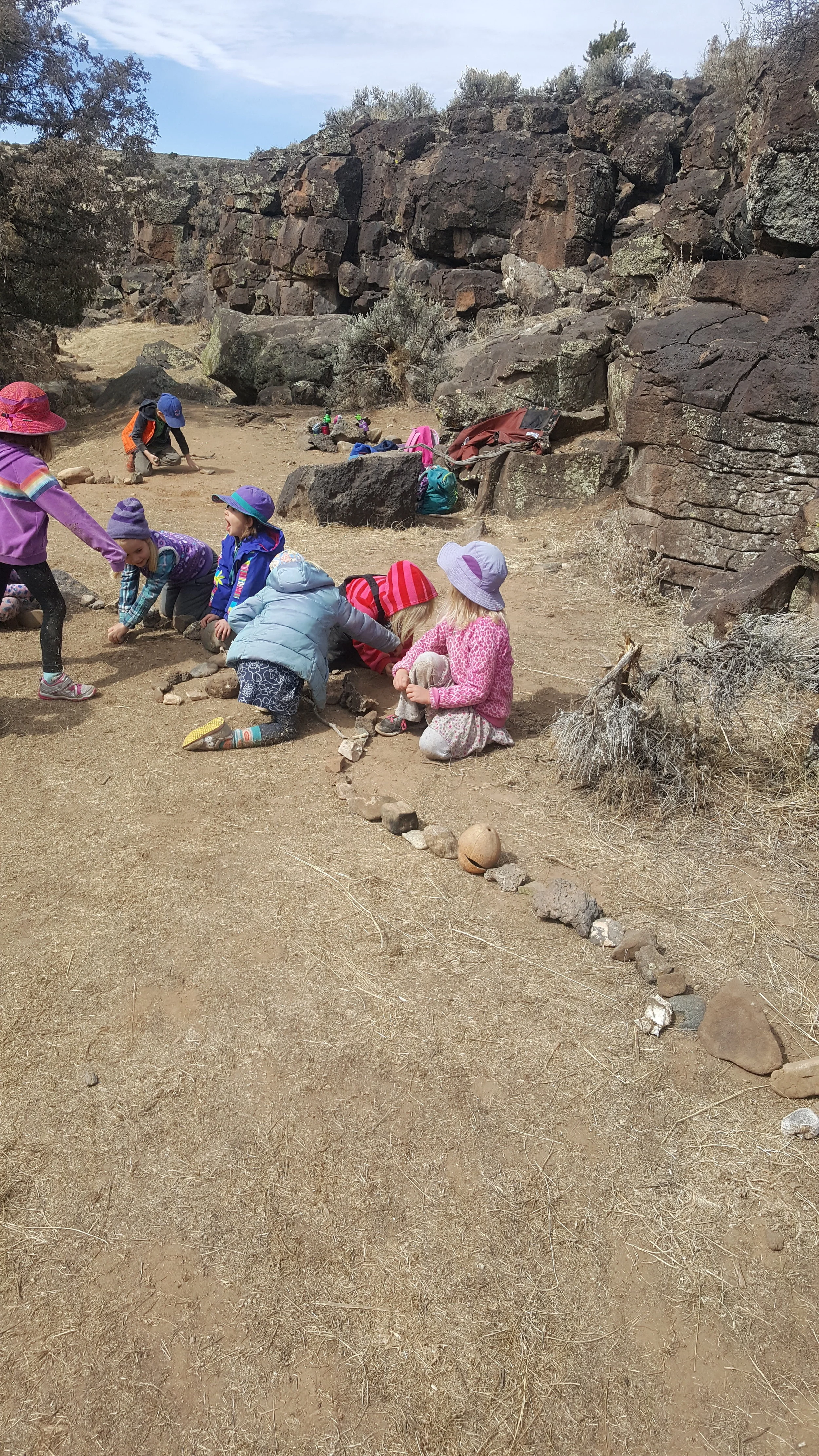 Shoots and ladders, wilderness style.